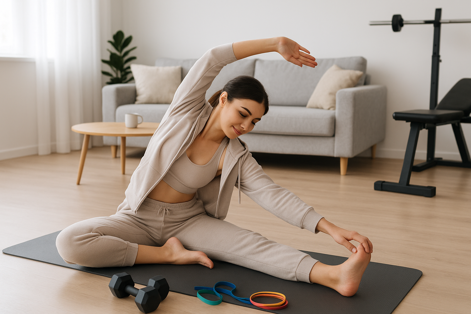 How to build a mix-and-match loungewear and workout set for home training days