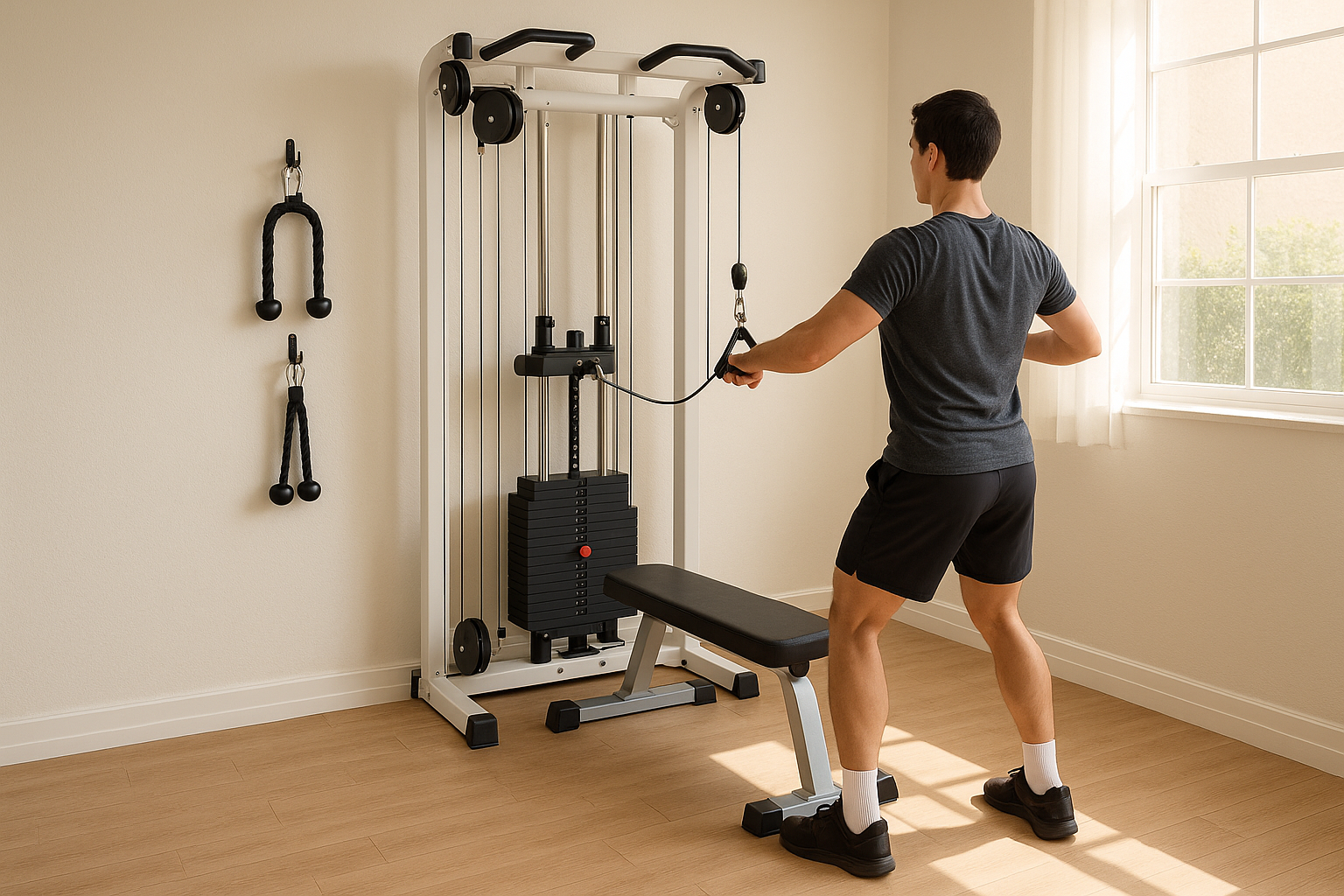 How to choose a compact home cable machine for full body training
