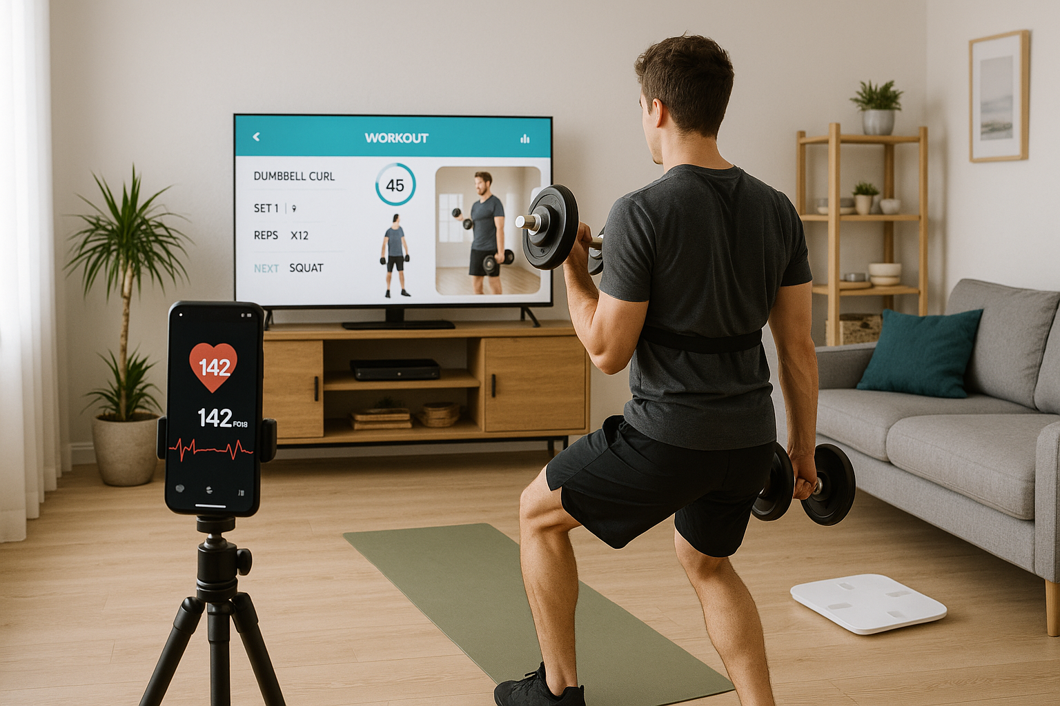 How to turn your smartphone into a smart home gym coach