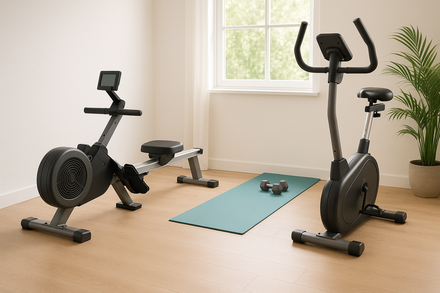 Rowing machine vs bike: which low-impact cardio is best for your home workouts?