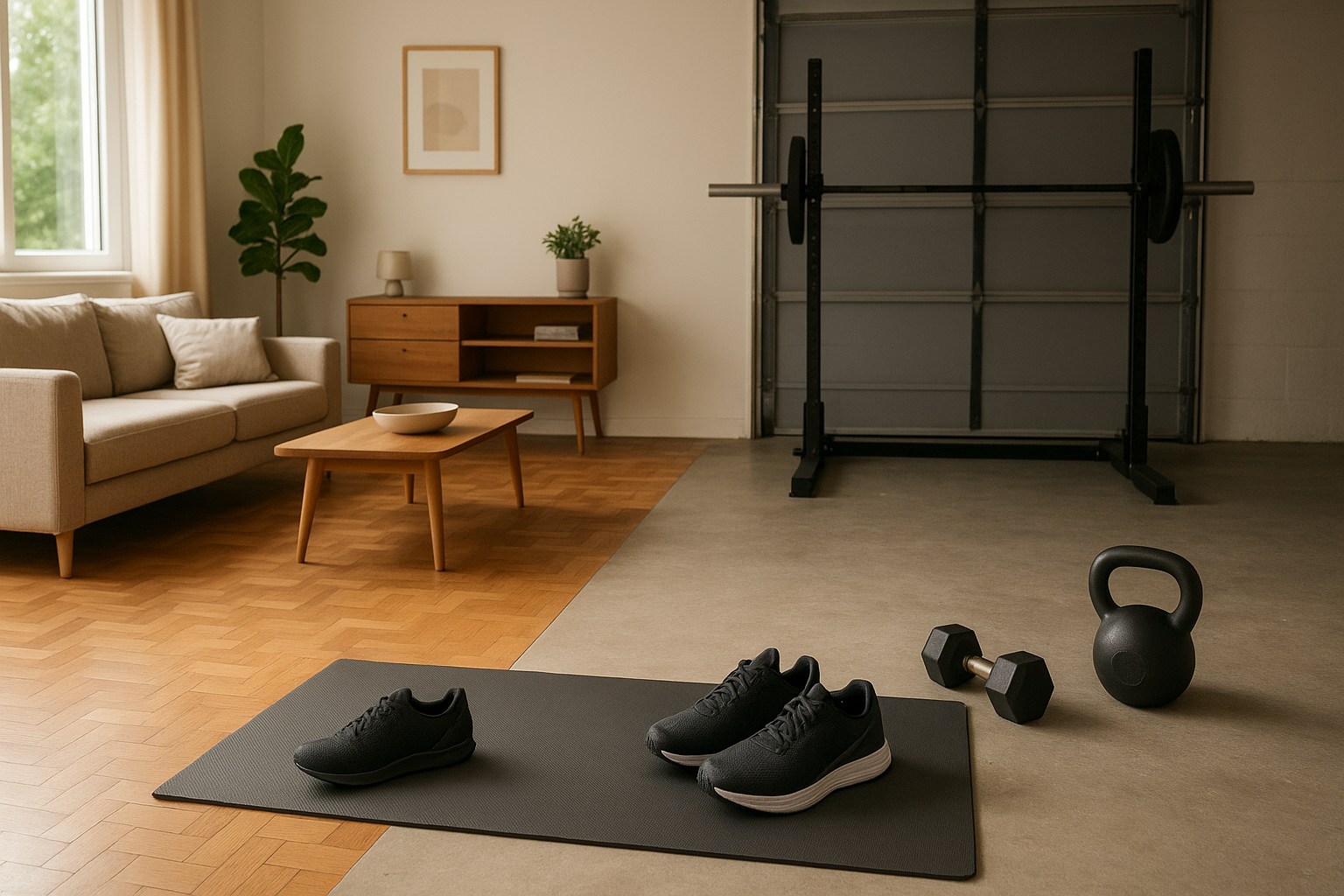 How to choose supportive home workout shoes for garage and living room training