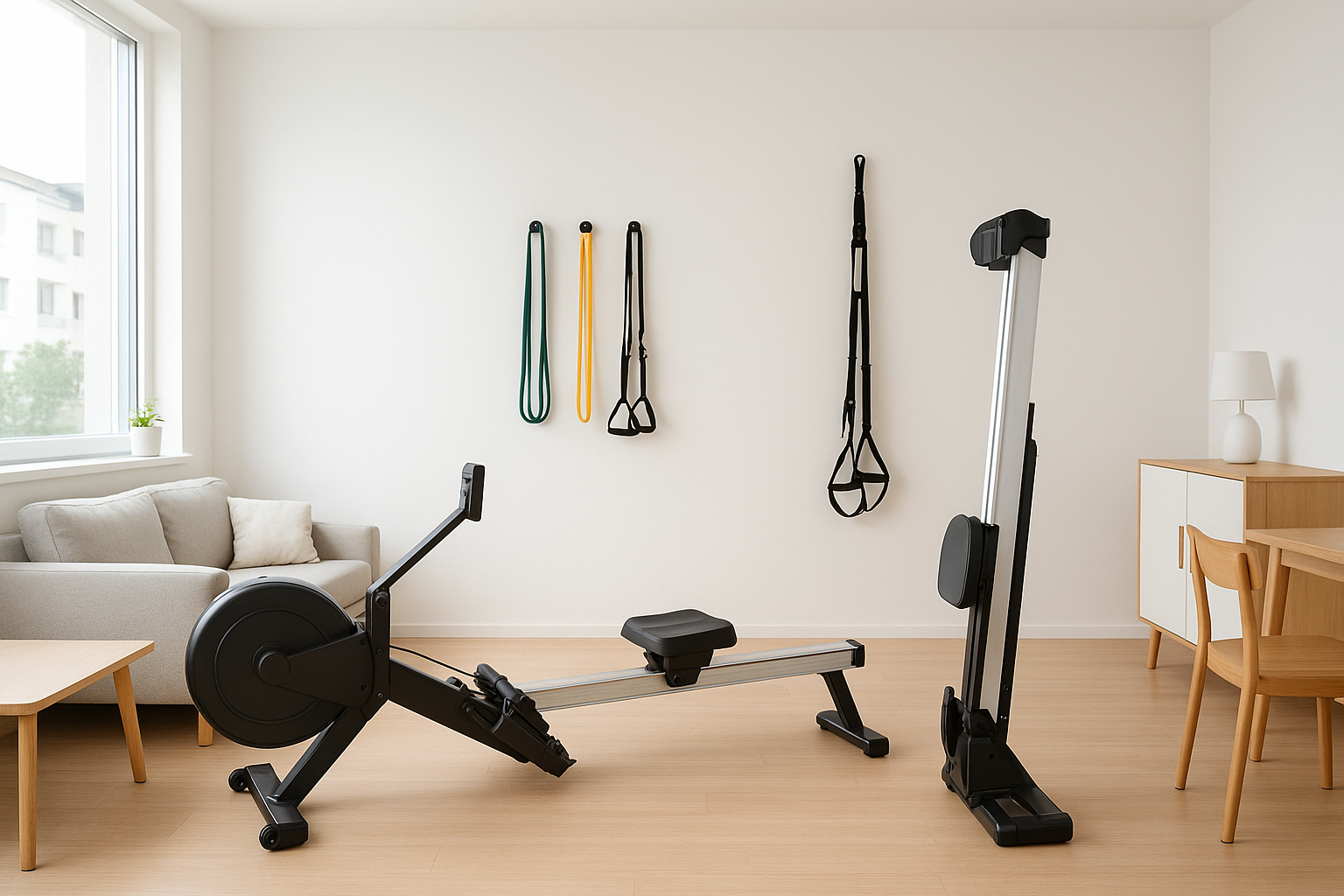 Compact rowing options for small homes: foldable rowers and alternatives to build cardio and back strength