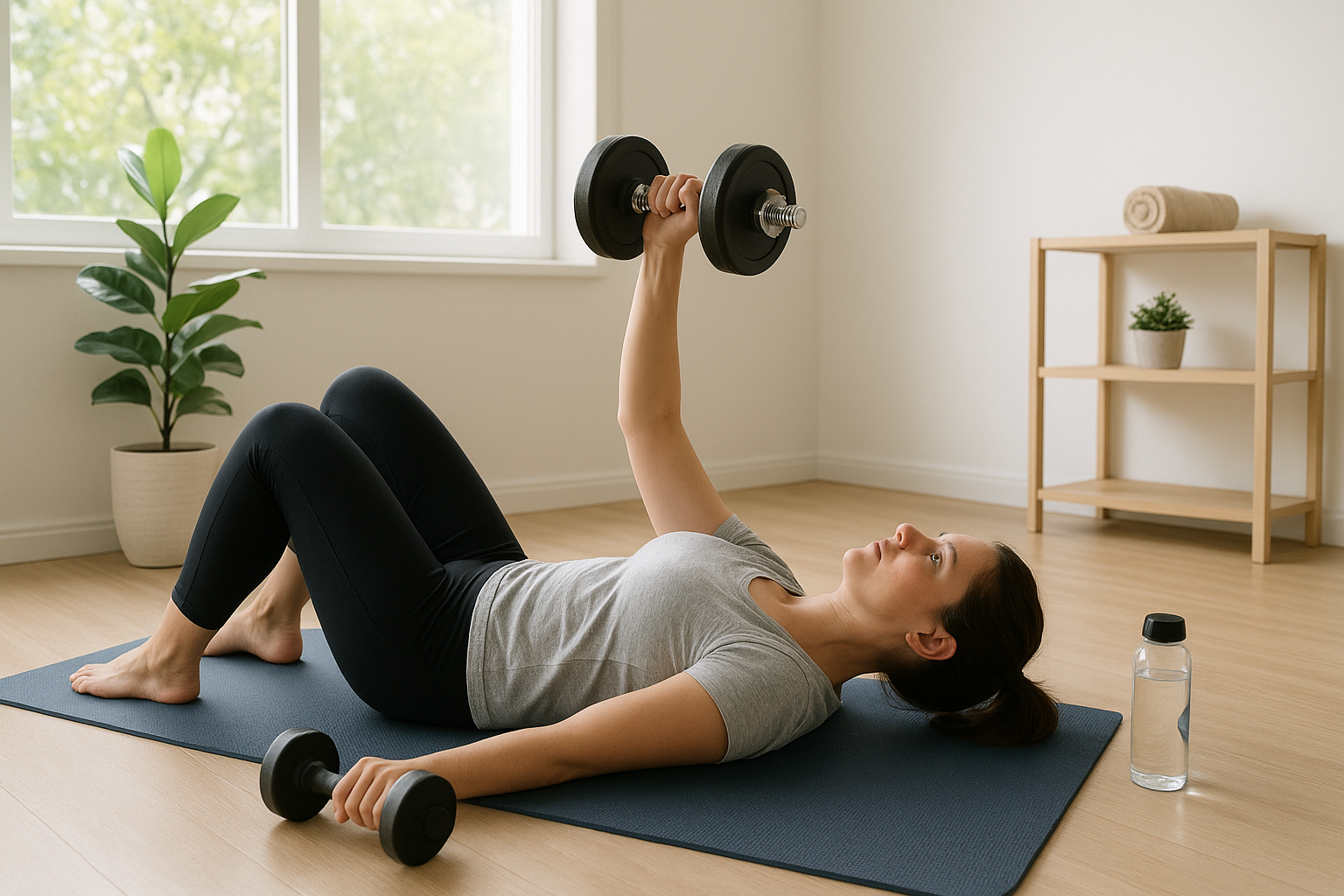 Dumbbell-only upper body workout you can do at home in 25 minutes