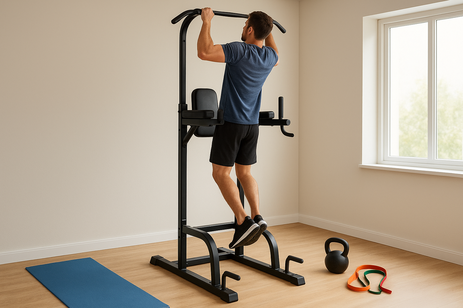 How to choose your first home gym power tower for pull-ups and dips