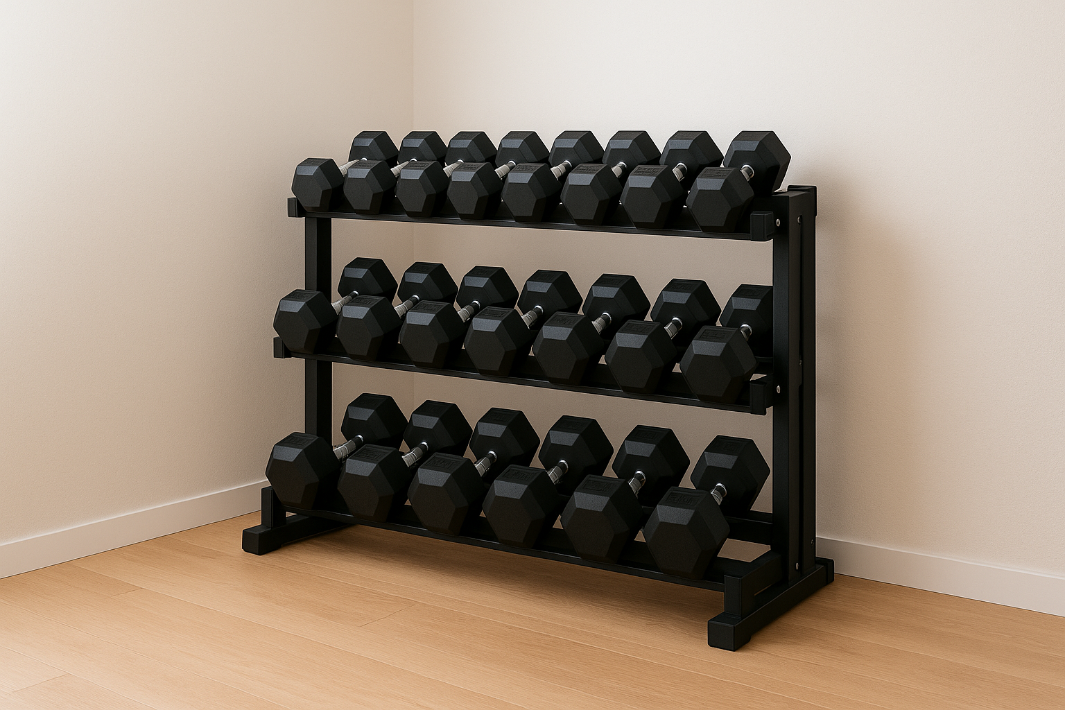How to choose a modular dumbbell rack for a growing home gym