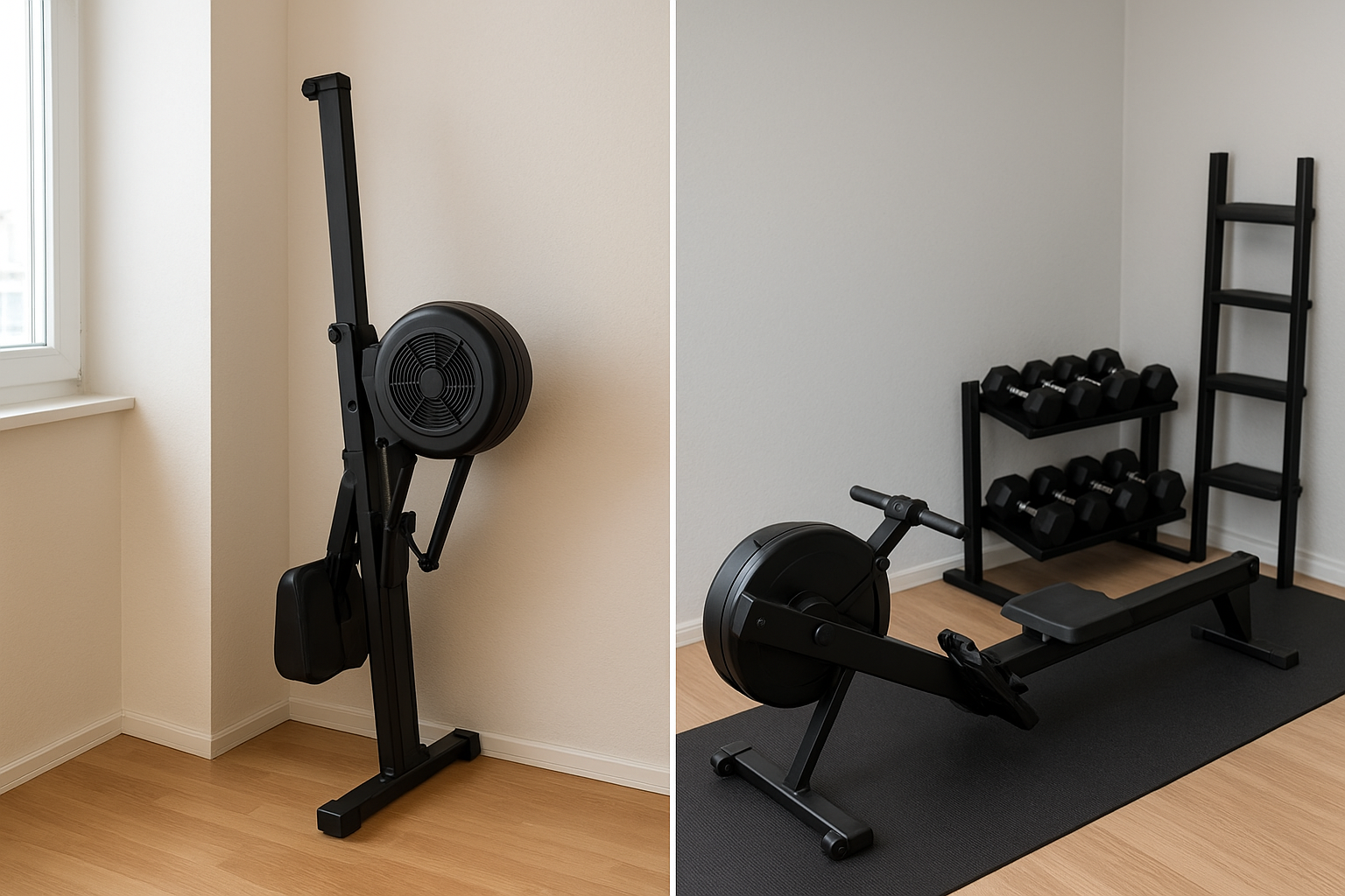 Foldable vs non-foldable rowing machines: what really matters for home cardio