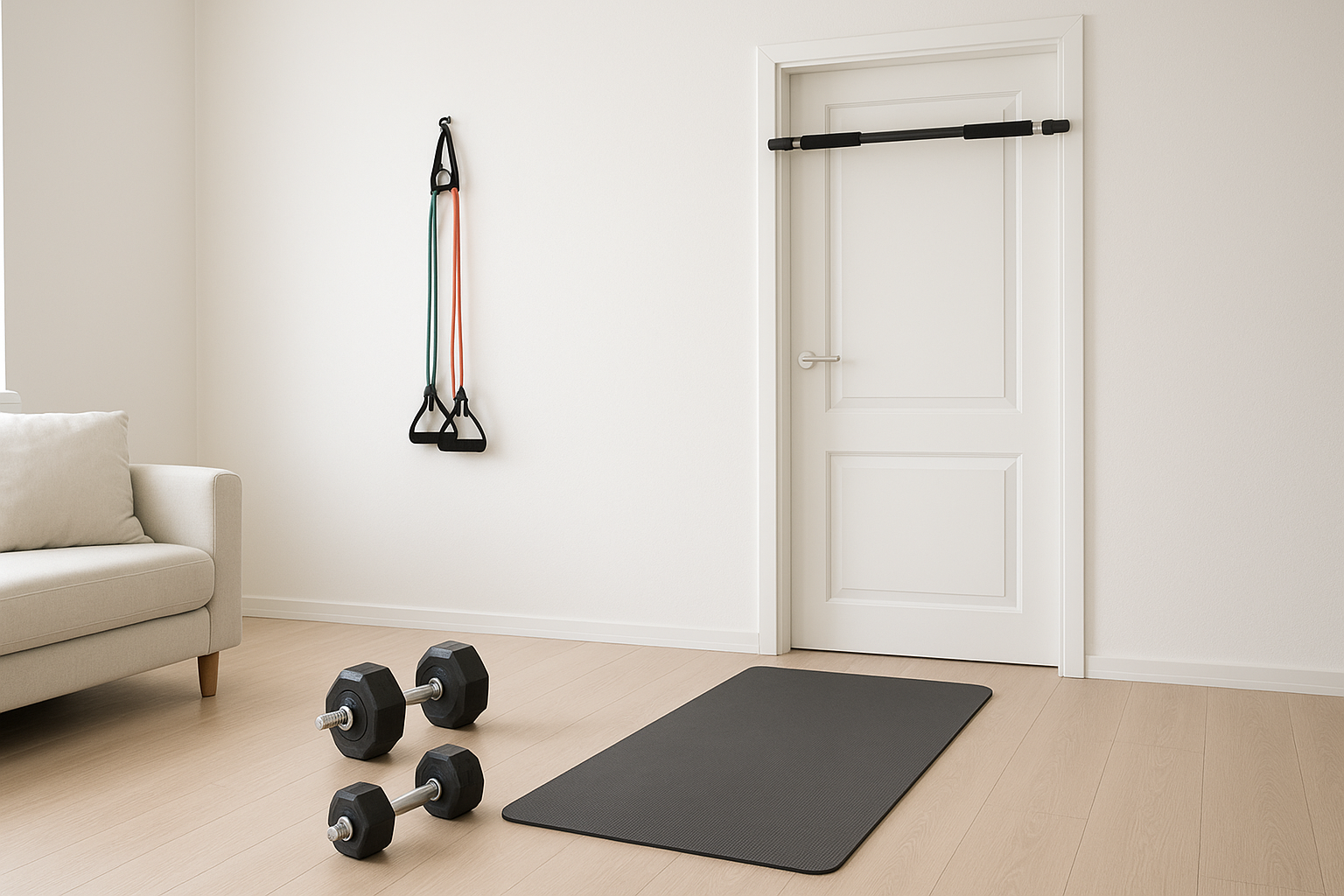 How to plan a starter home gym under 300 euros without wasting space