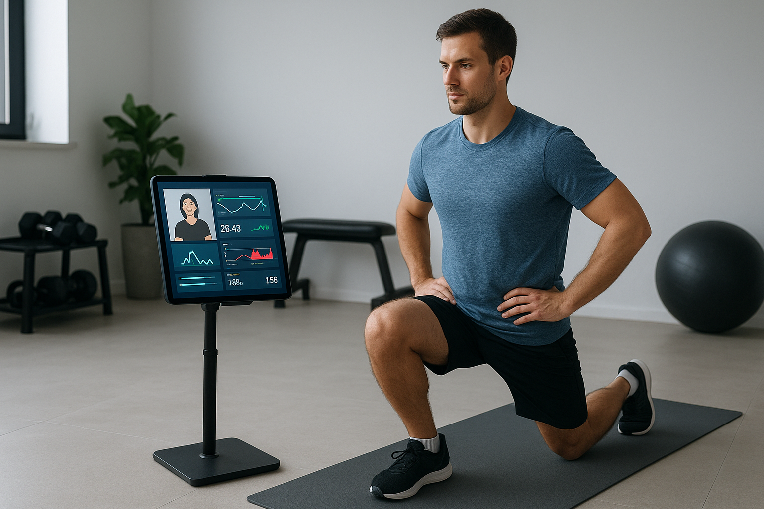 How to use AI-powered fitness apps as a virtual coach in your home gym