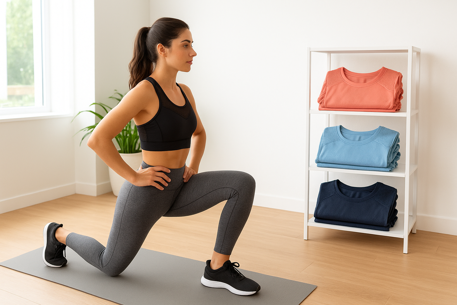 How to choose breathable home workout outfits if you sweat a lot