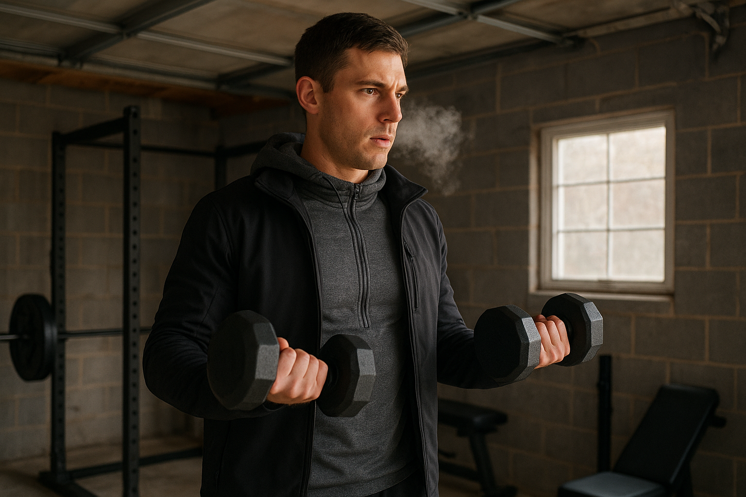 Home workout layering system: how to dress when your training room is not temperature controlled