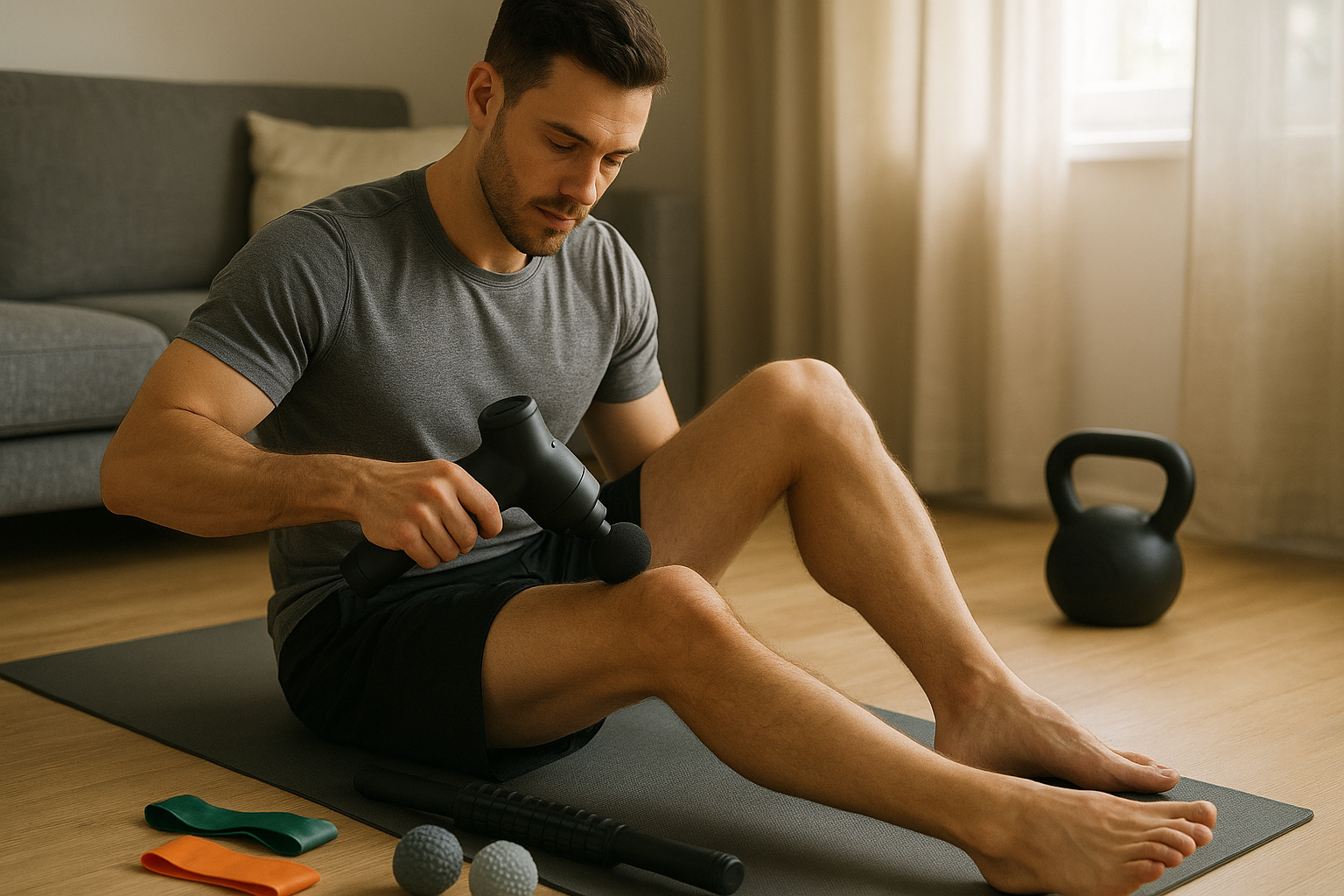 Self-massage for home athletes: when to use massage guns versus manual tools