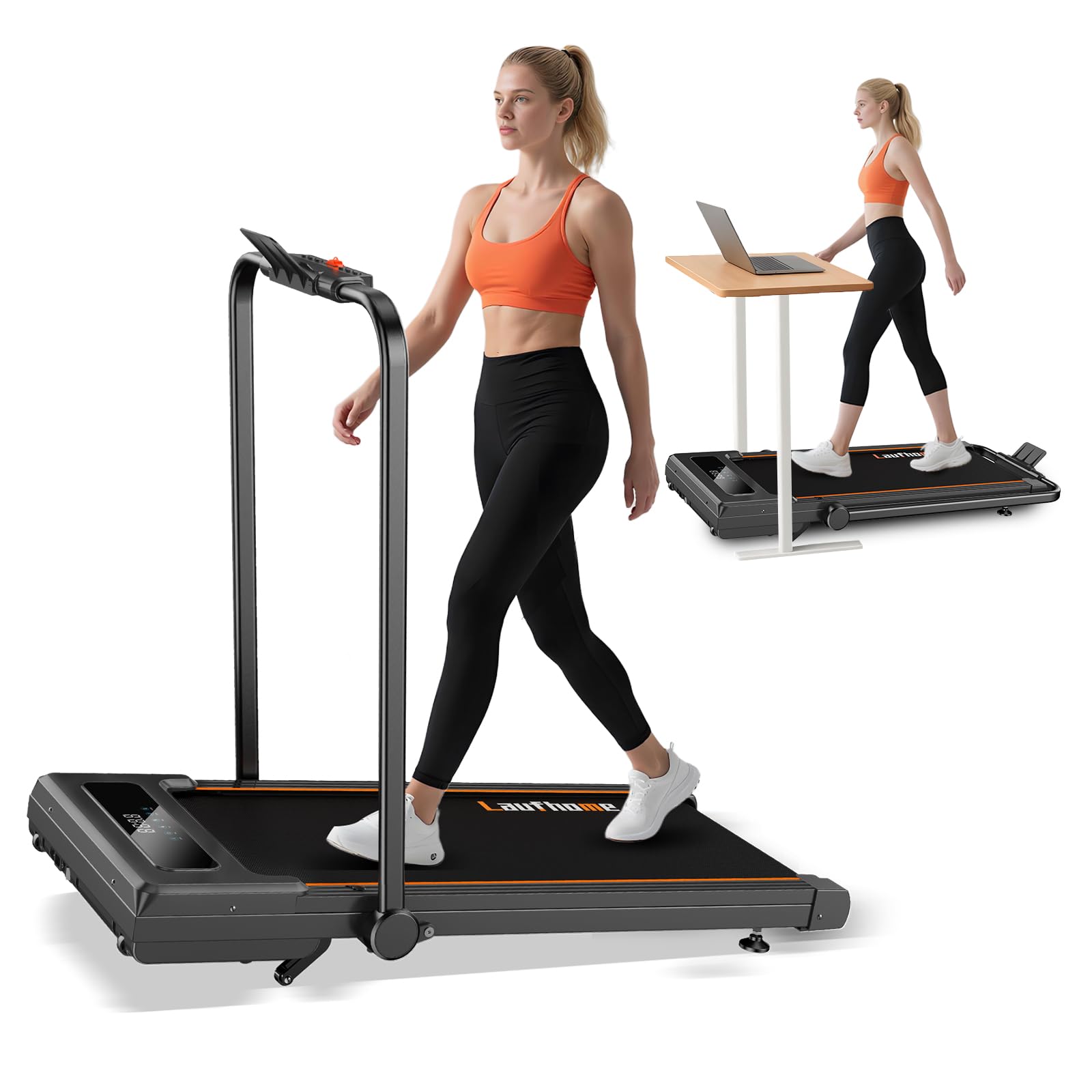 Laufhome 4 in 1 walking pad with auto incline, compact treadmill for home and office now on Amazon