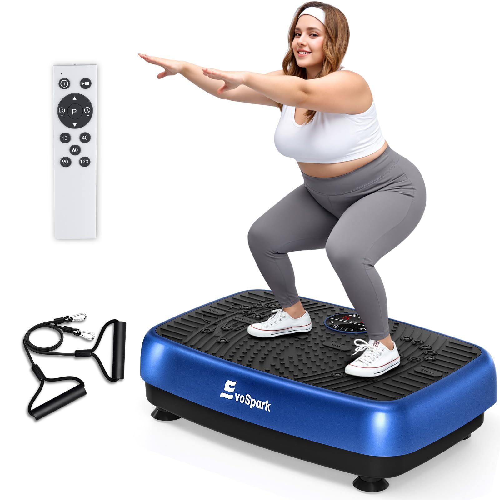 EvoSpark 2026 upgrade vibration plate, 2D and 4D platform for home fitness at a compelling Amazon price