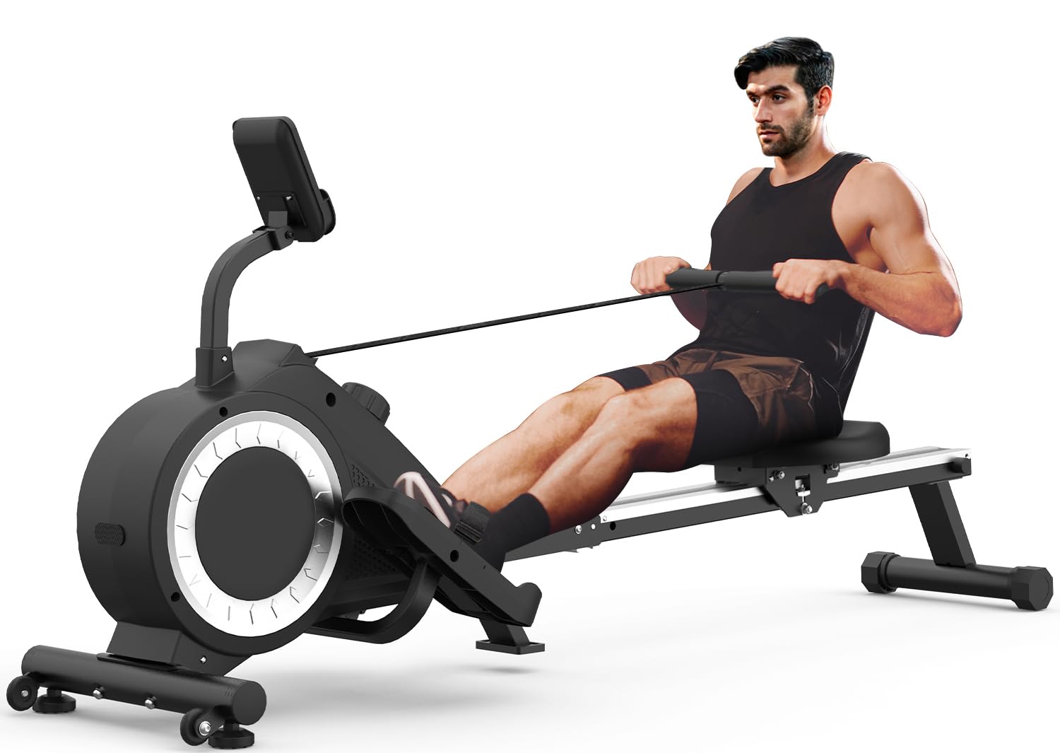 Neezee foldable rowing machine, quiet full-body trainer for home gyms in offerta su Amazon