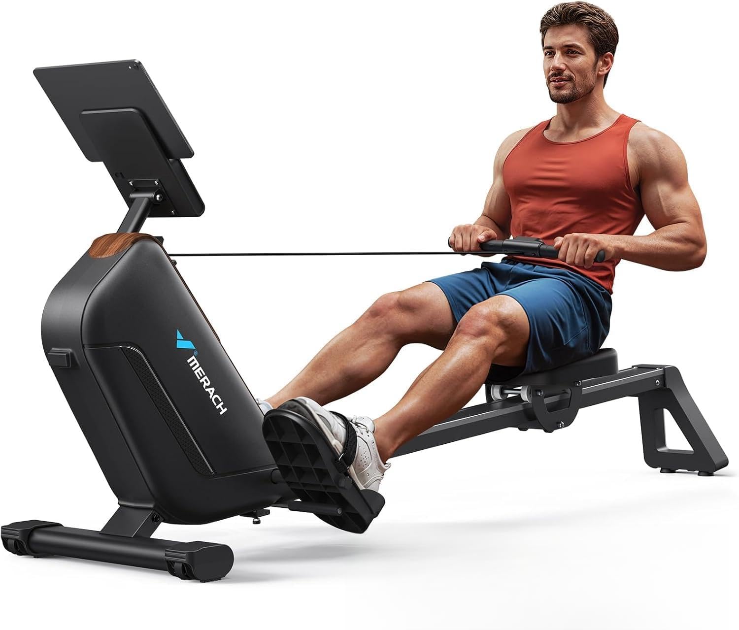 MERACH magnetic rowing machine for home gym, powerful resistance rower now at a standout price on Amazon