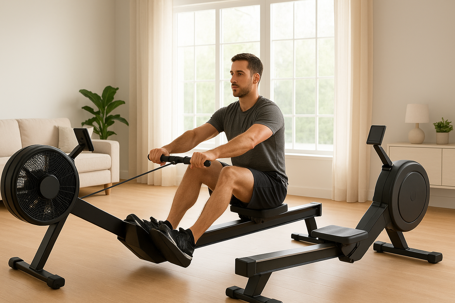 Air rowers vs magnetic rowers at home: which resistance system fits your cardio goals