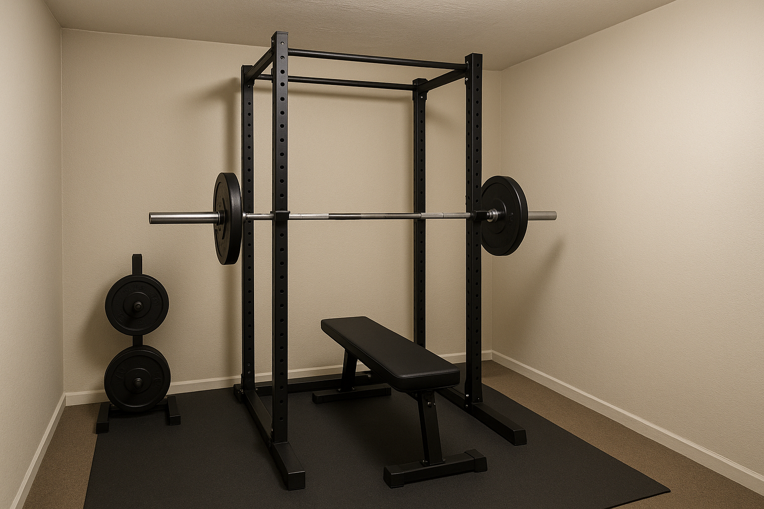 Compact power racks for home gyms: how to choose a safe rack for squats and bench in small spaces