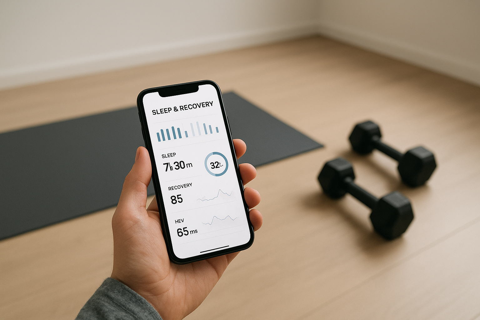 How to use sleep and recovery tracking apps to improve your home workouts