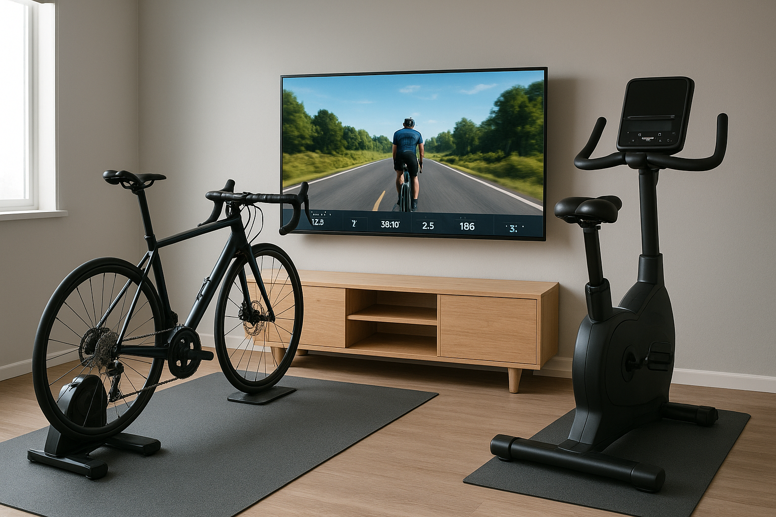 Smart bike trainers vs classic exercise bikes: which setup works best for home cardio?