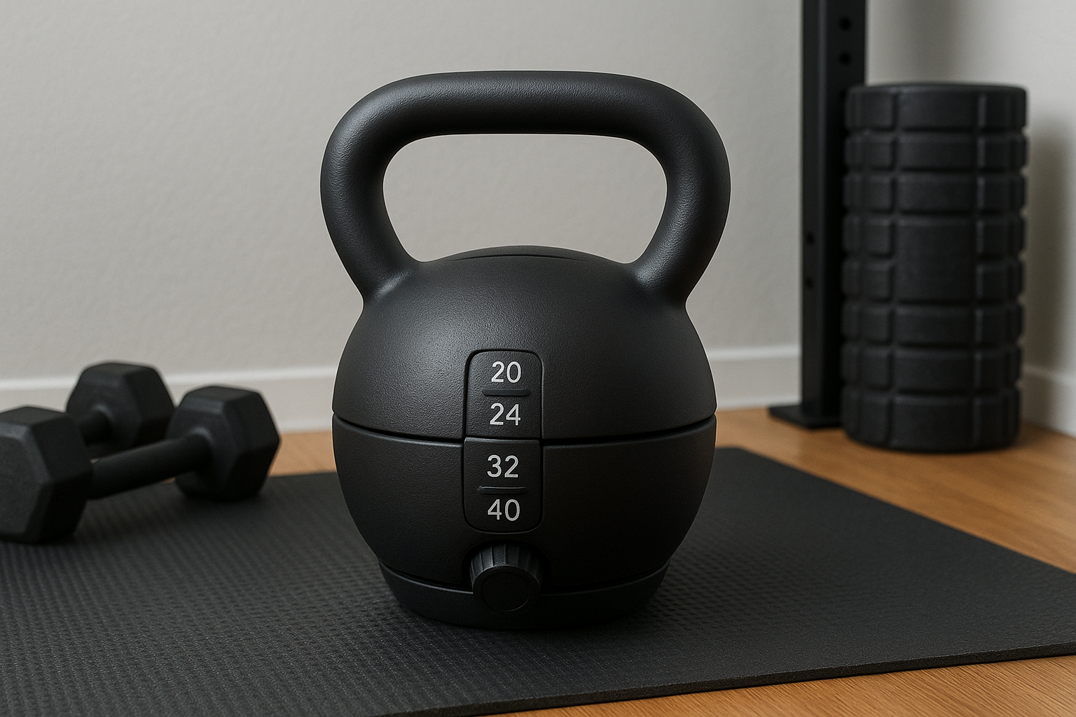 How to choose a compact adjustable kettlebell for progressive home strength training