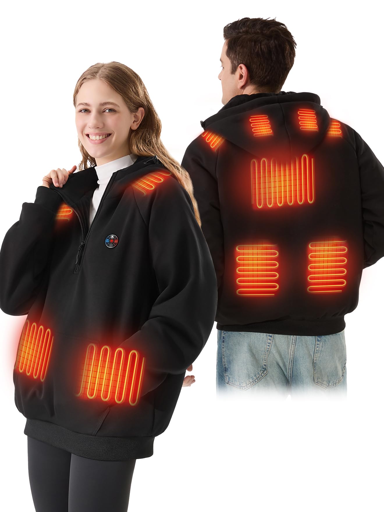 DR.PREPARE heated hoodie with power bank, ultra-cozy layer for cold home workouts now at a standout price on Amazon