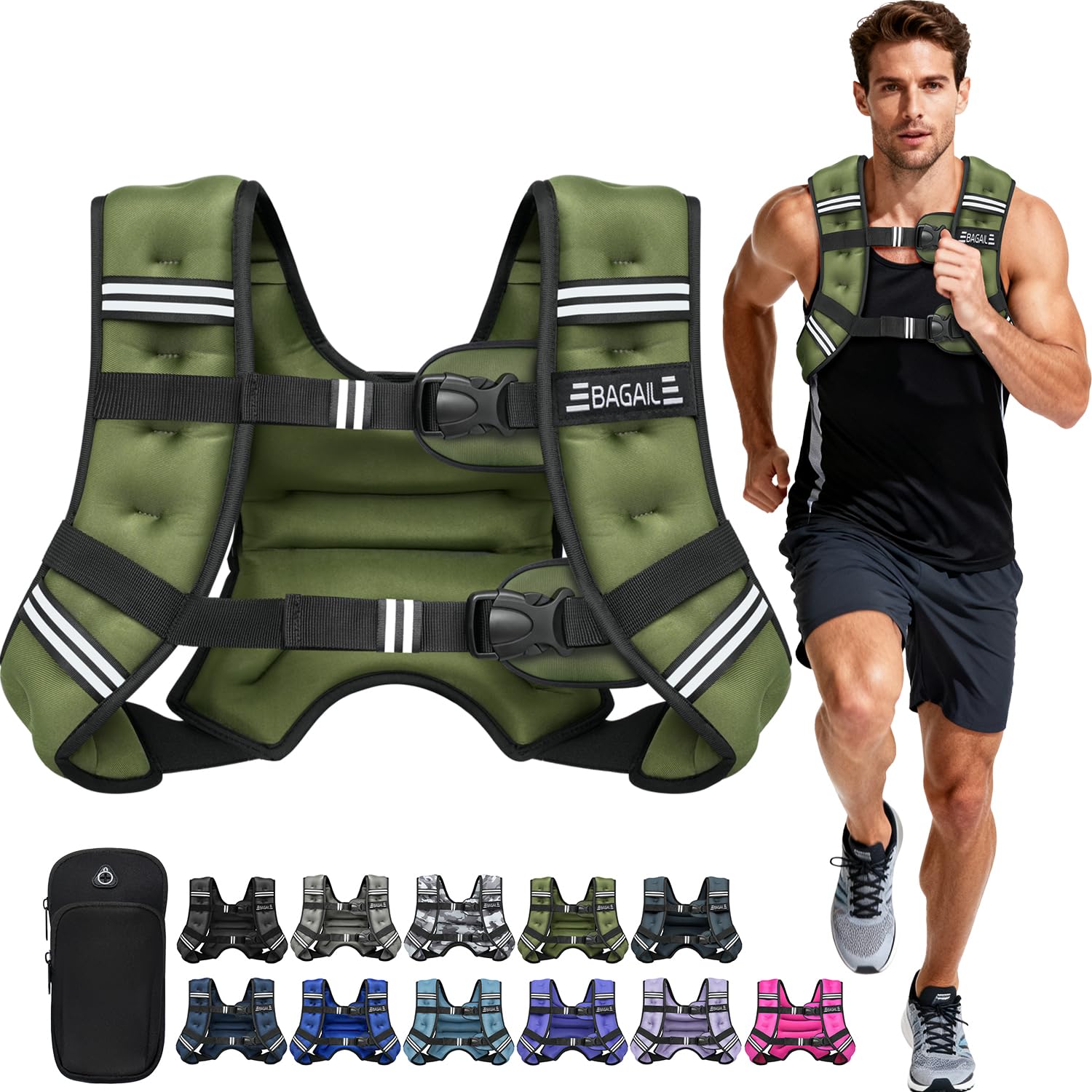 Bagail adjustable weighted vest, practical load boost for home workouts now at a standout price