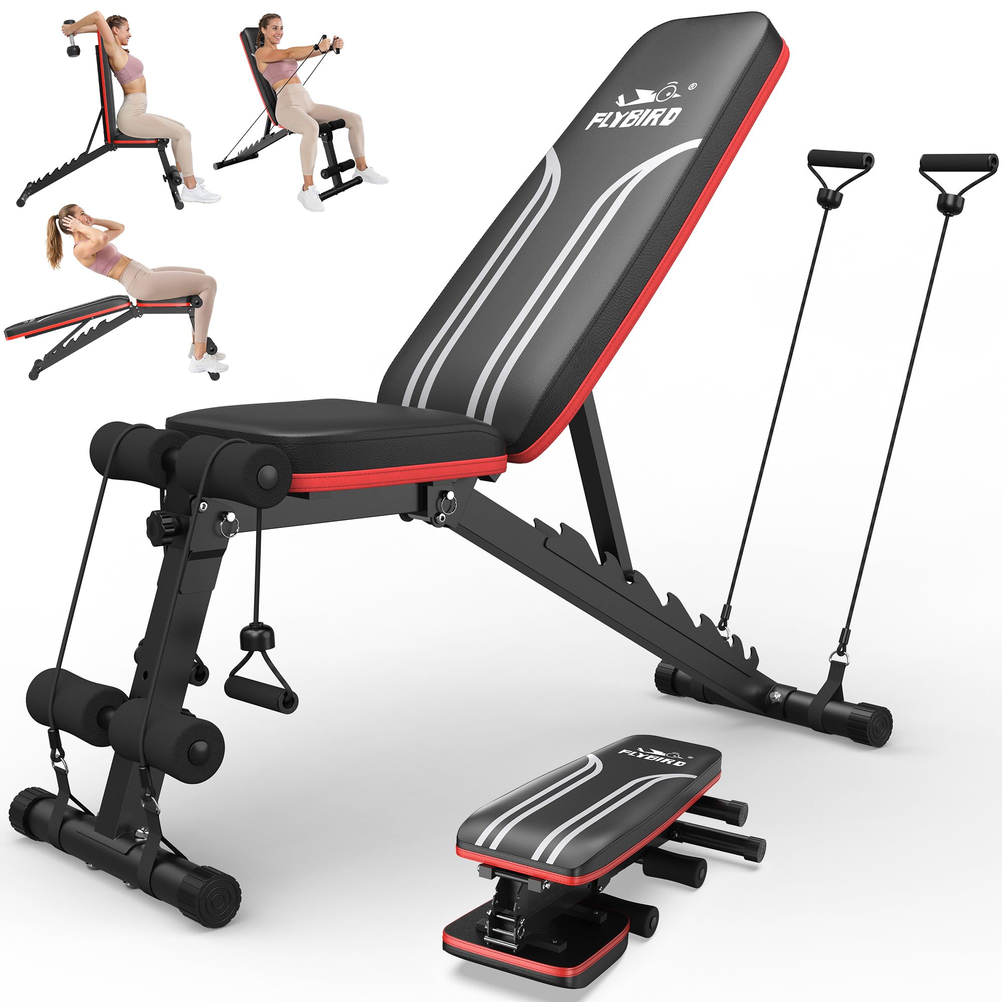 FLYBIRD adjustable bench for home gyms, versatile foldable station now at a standout Amazon price
