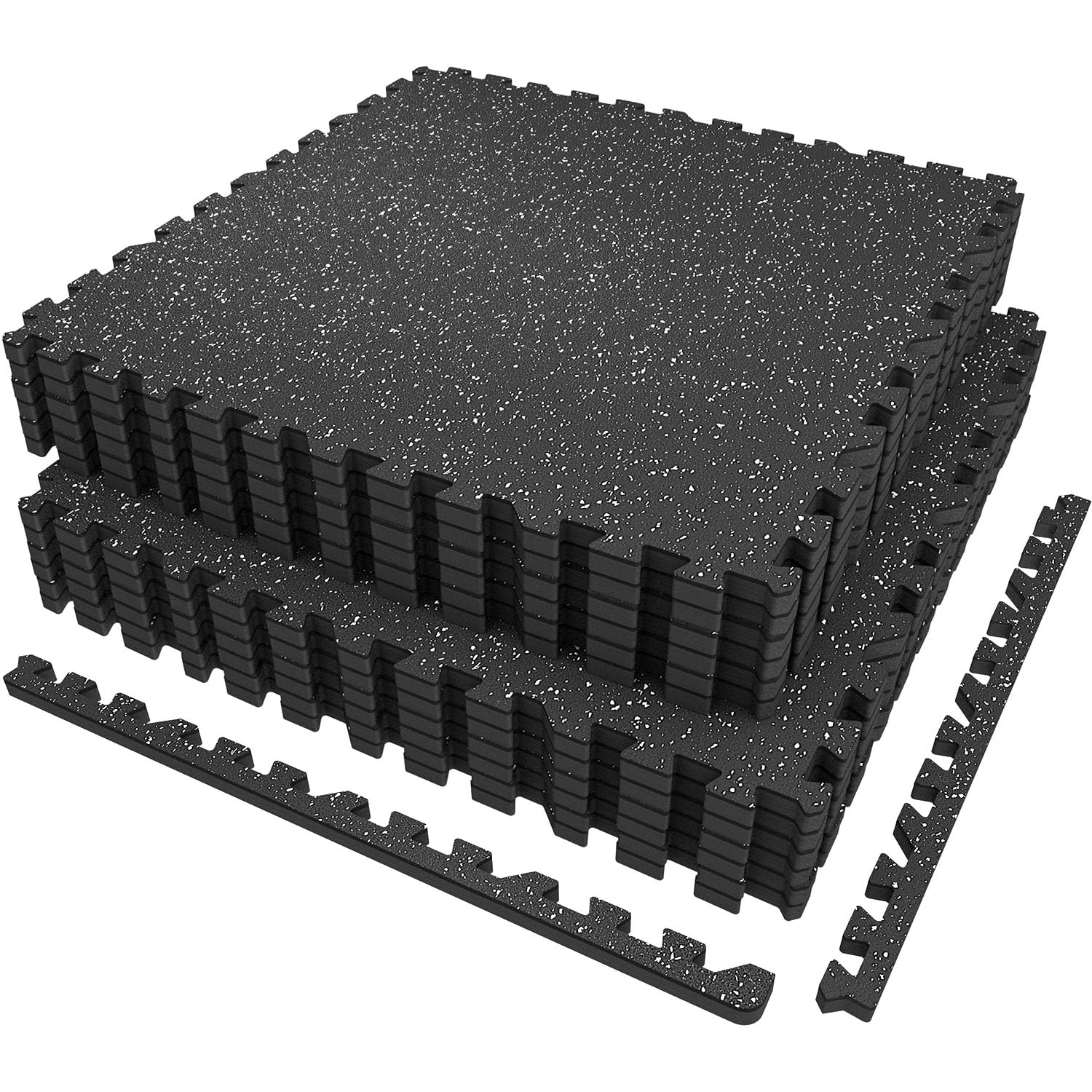 Airhop Active 0.56in thick gym flooring tiles, heavy-duty puzzle mats for quiet home workouts in promo on Amazon