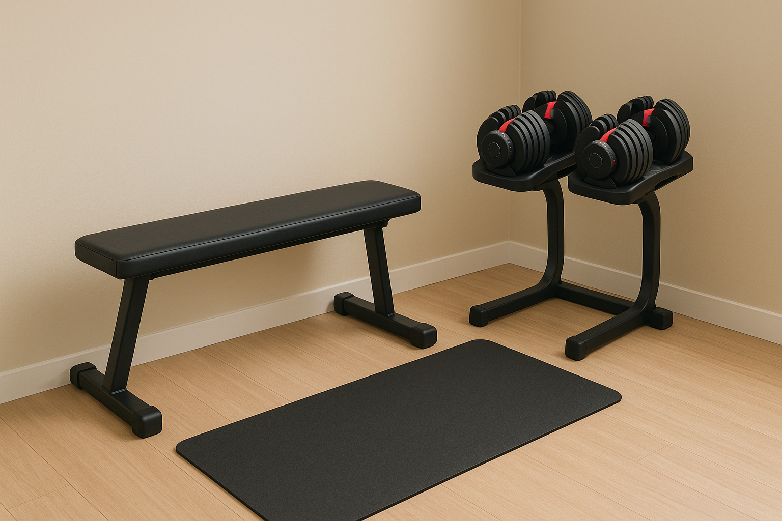 How to choose adjustable dumbbells for a compact home gym