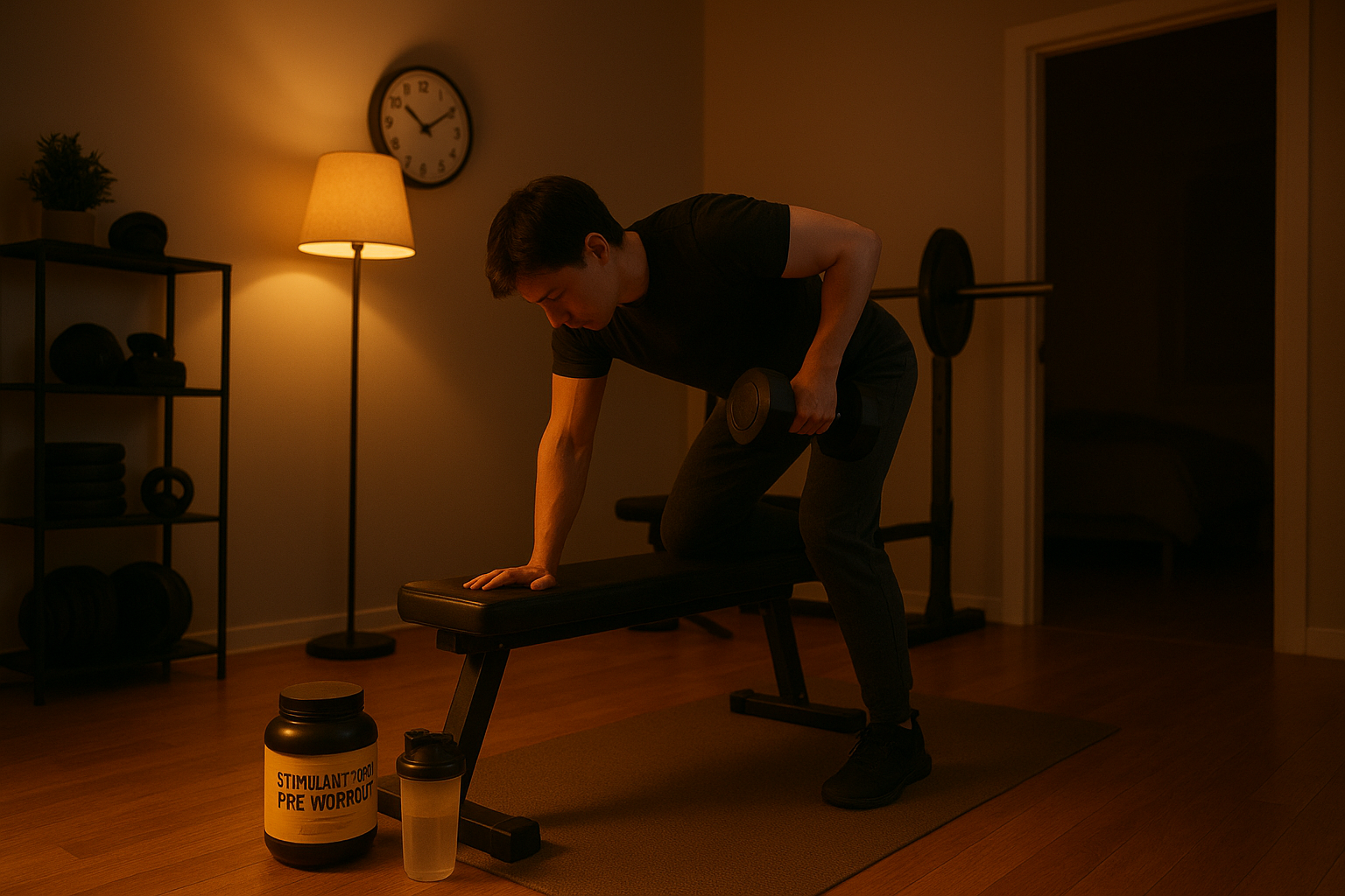 Pre-workout for night home training: stimulant-free options that won’t ruin your sleep