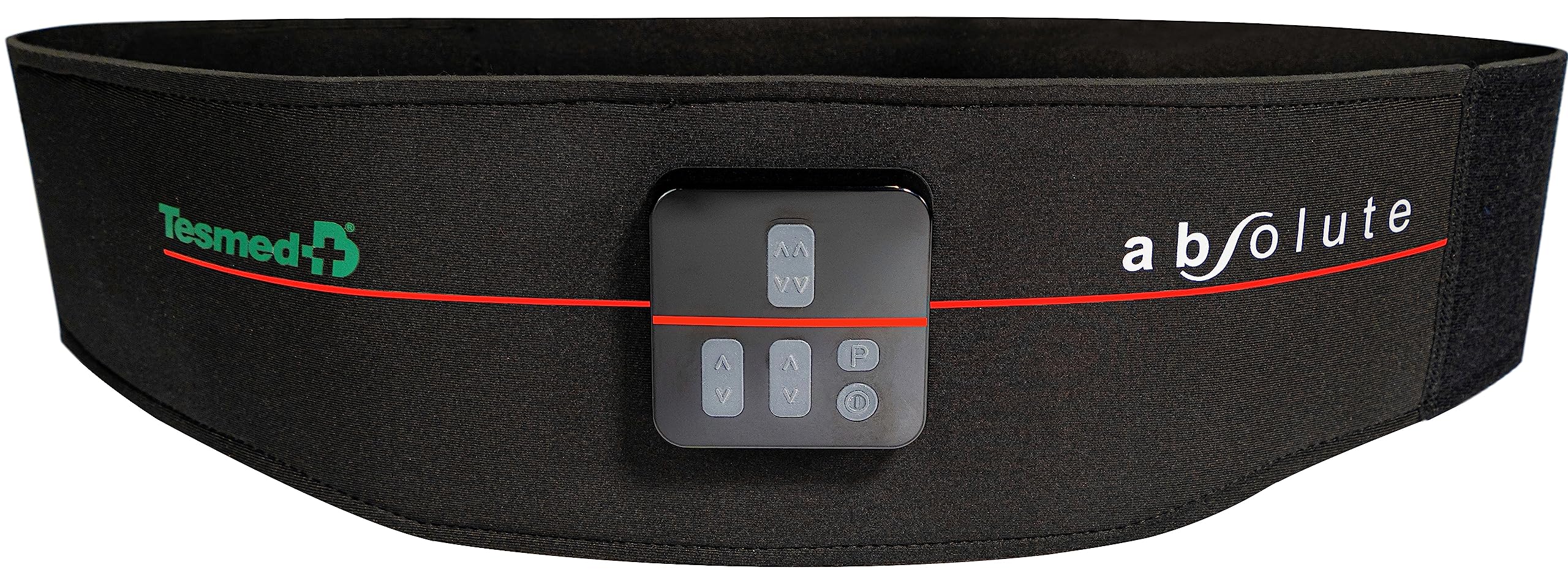 Tesmed Absolute EMS abs trainer, compact core stimulator for home use available on Amazon