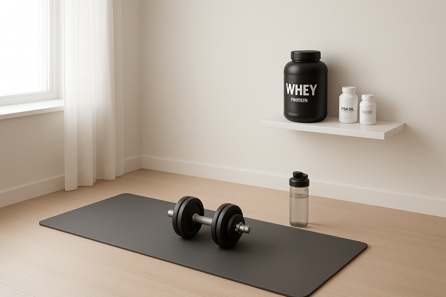 How to build a minimalist supplement stack for fat loss with home workouts