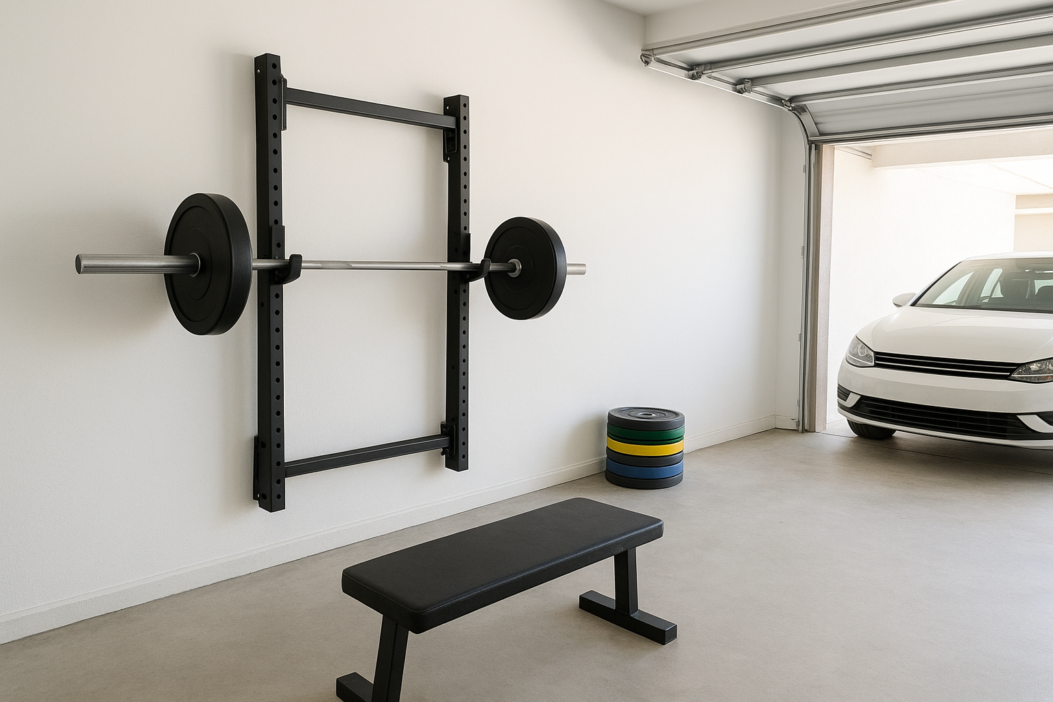 How to choose a compact home gym rack when you don’t want a full power cage