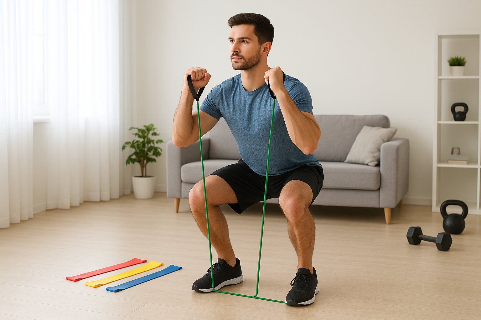 Resistance band conditioning circuit: a 30-minute home workout for strength and cardio
