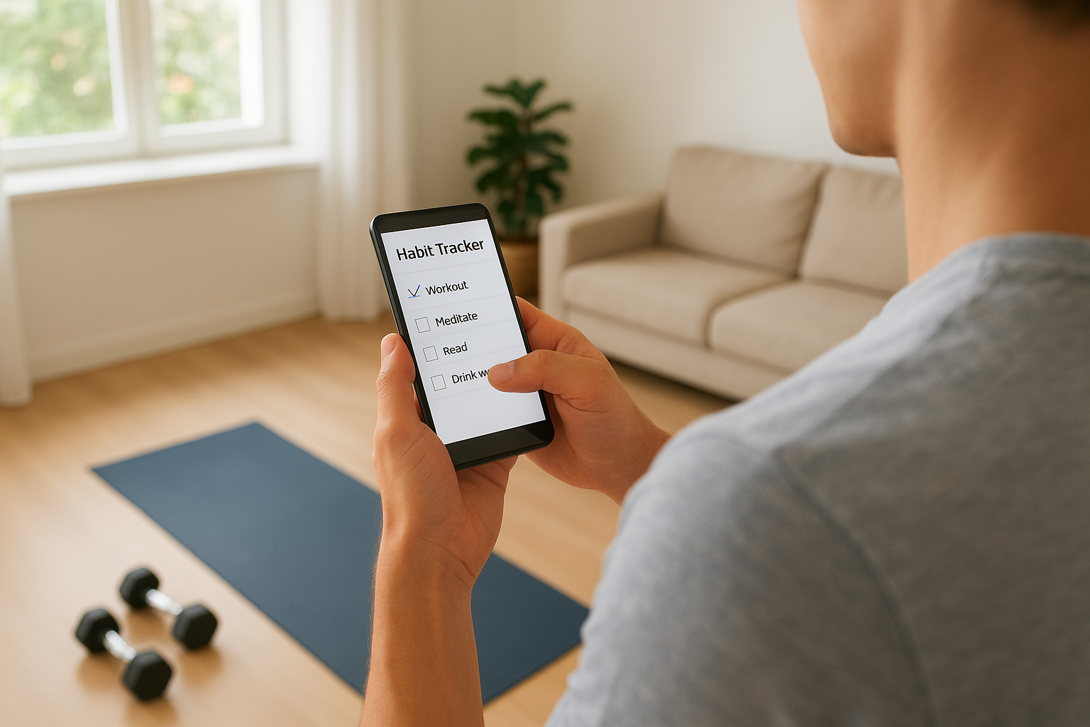 How to use simple habit-tracking apps to finally stay consistent with home workouts