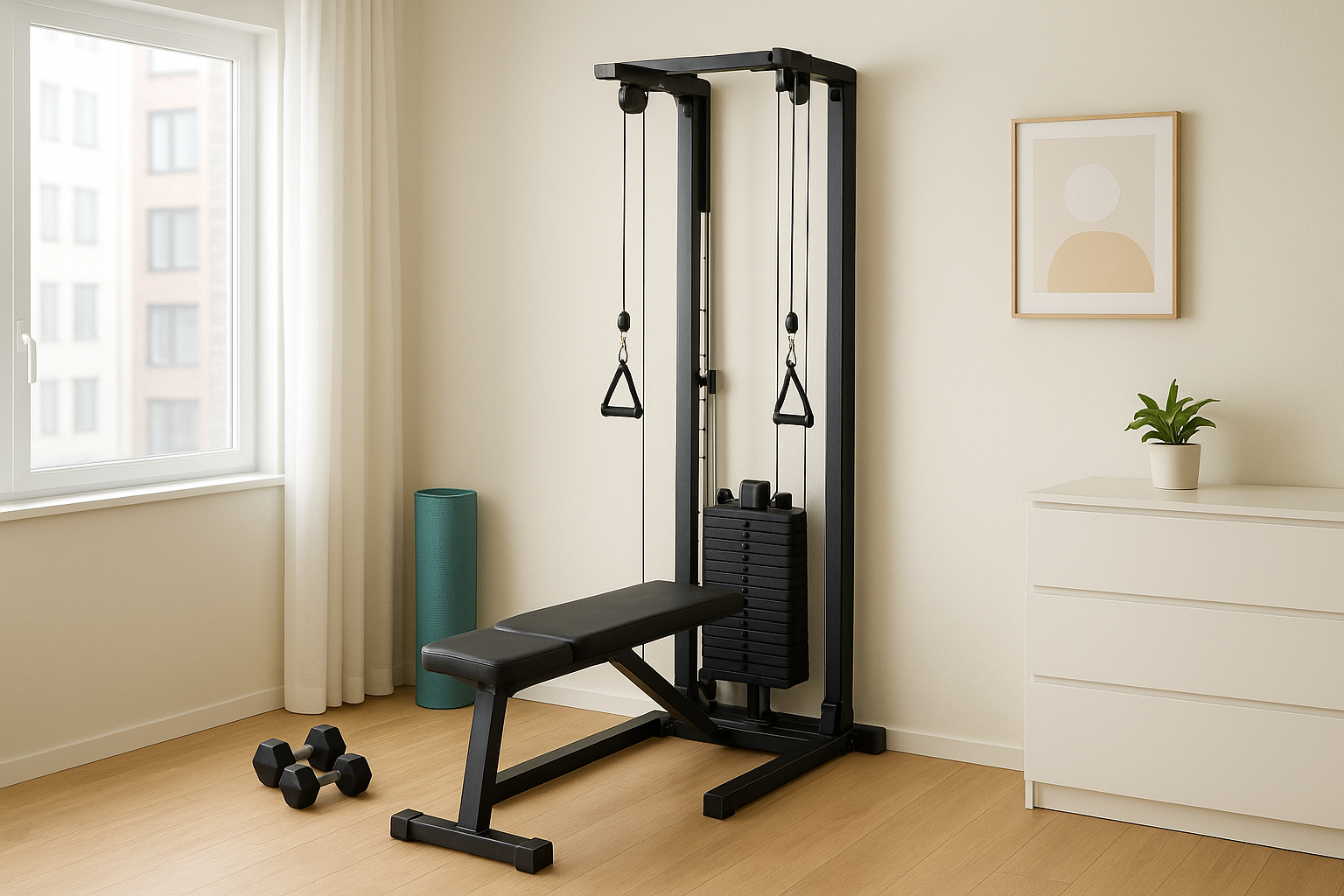 How to choose a compact home gym station without wasting space or money