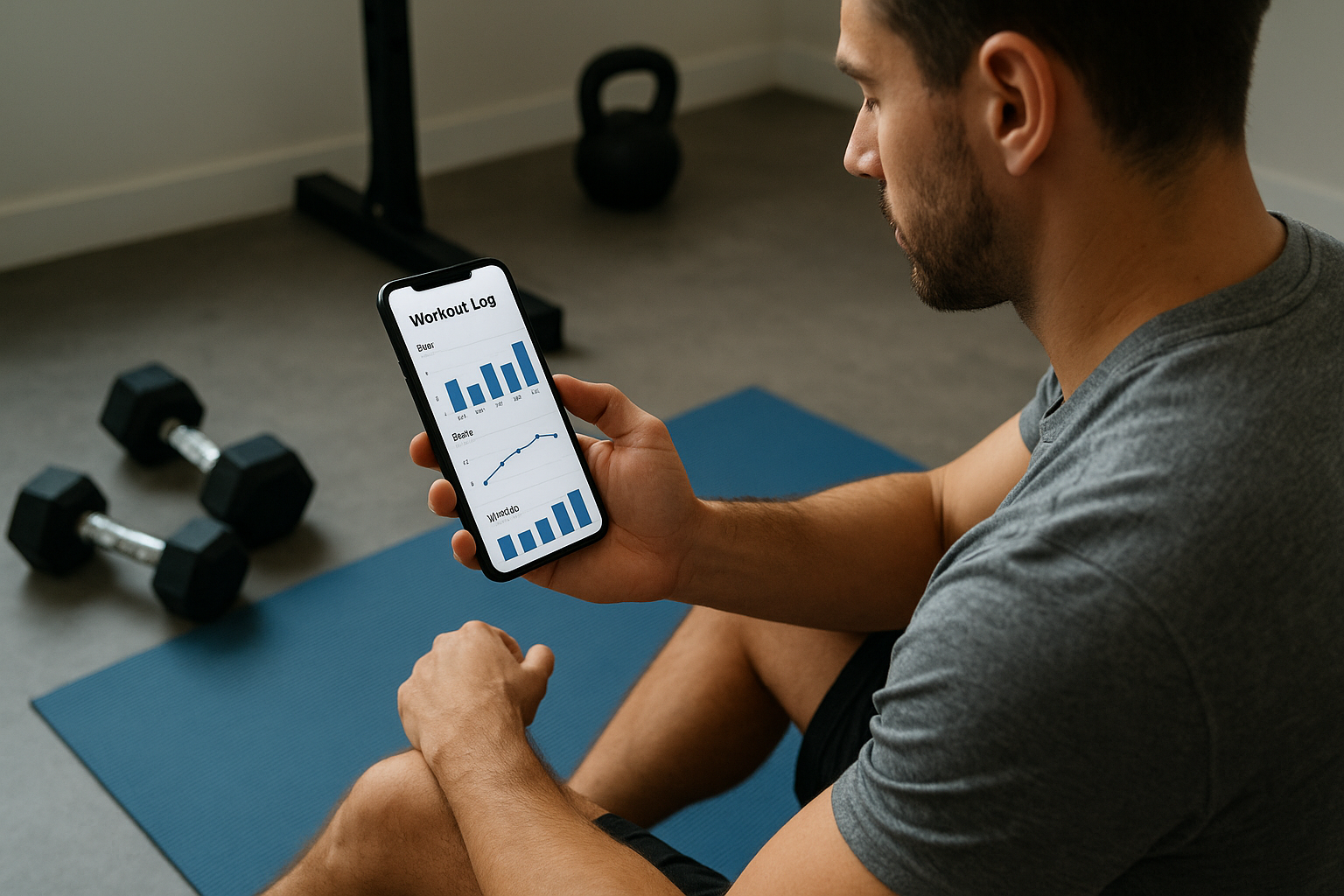 Using training log apps to periodize your home workouts without a personal coach