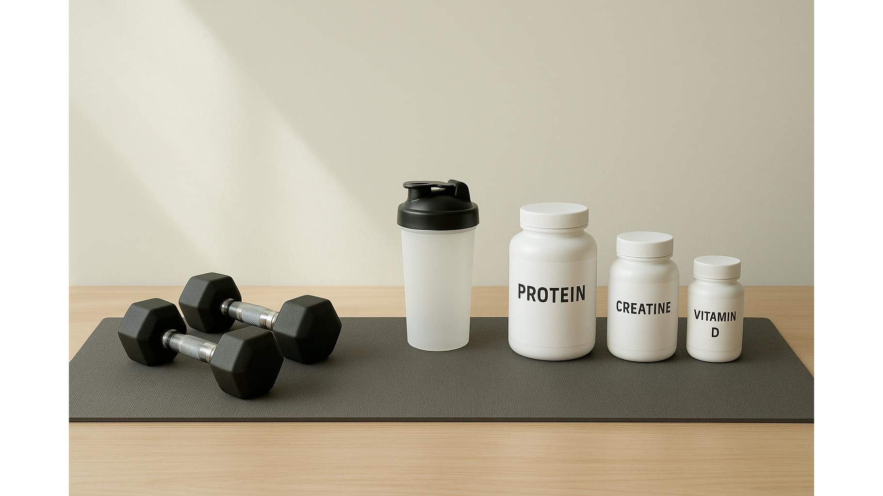 Basic supplement stack for home fitness beginners: what to consider and what to skip