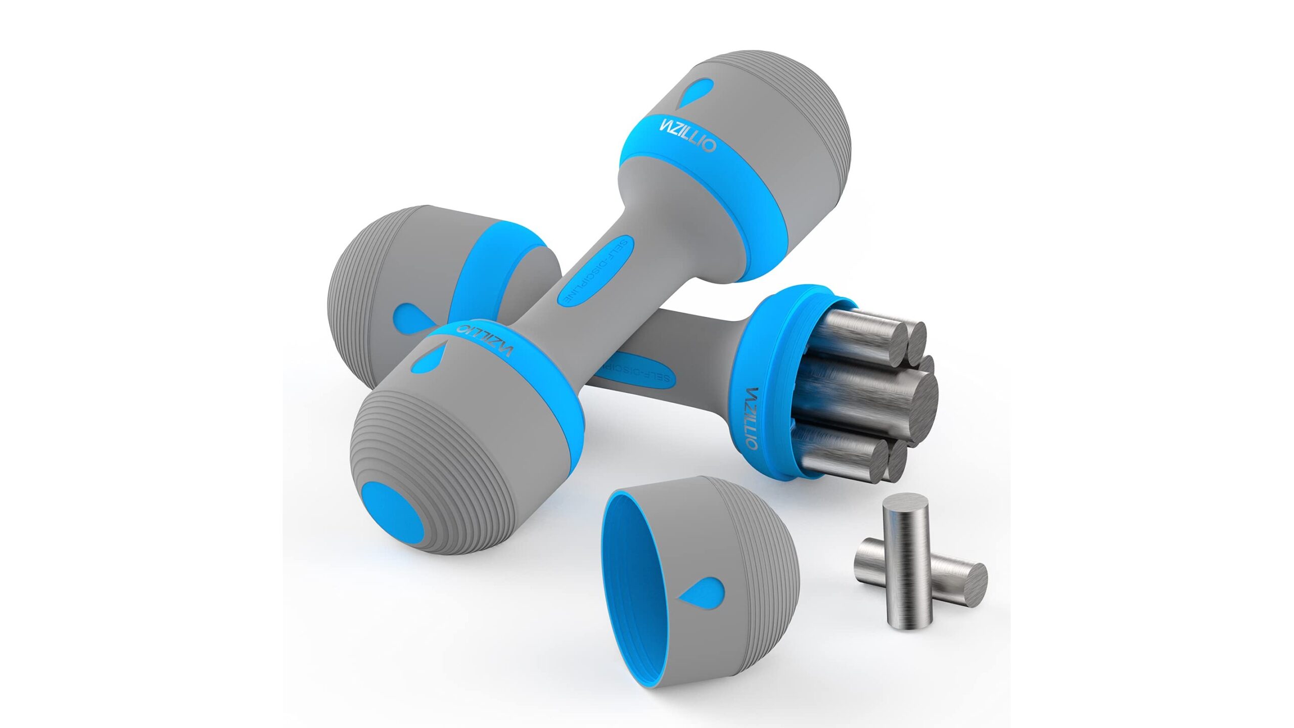 VAZILLIO adjustable dumbbell set, compact 3‑in‑1 weights for home fitness at a standout Amazon price