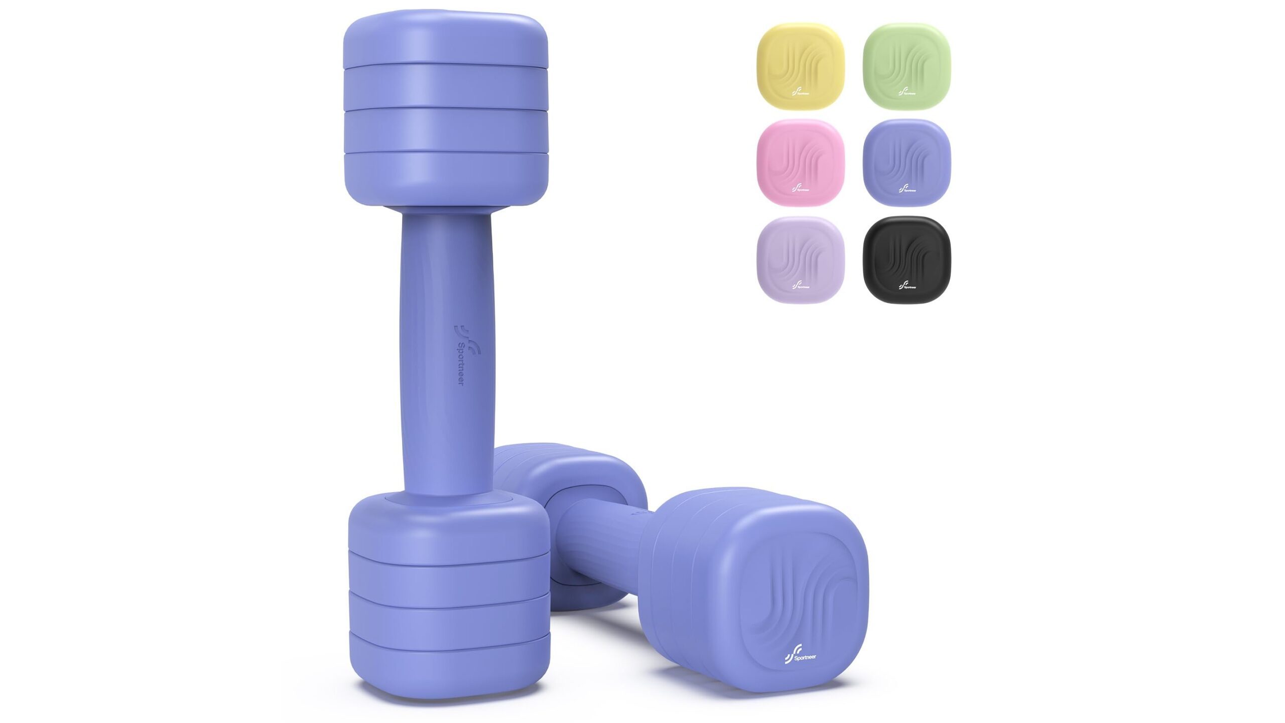Sportneer adjustable dumbbells set for women, compact home weights with a smart Amazon offer