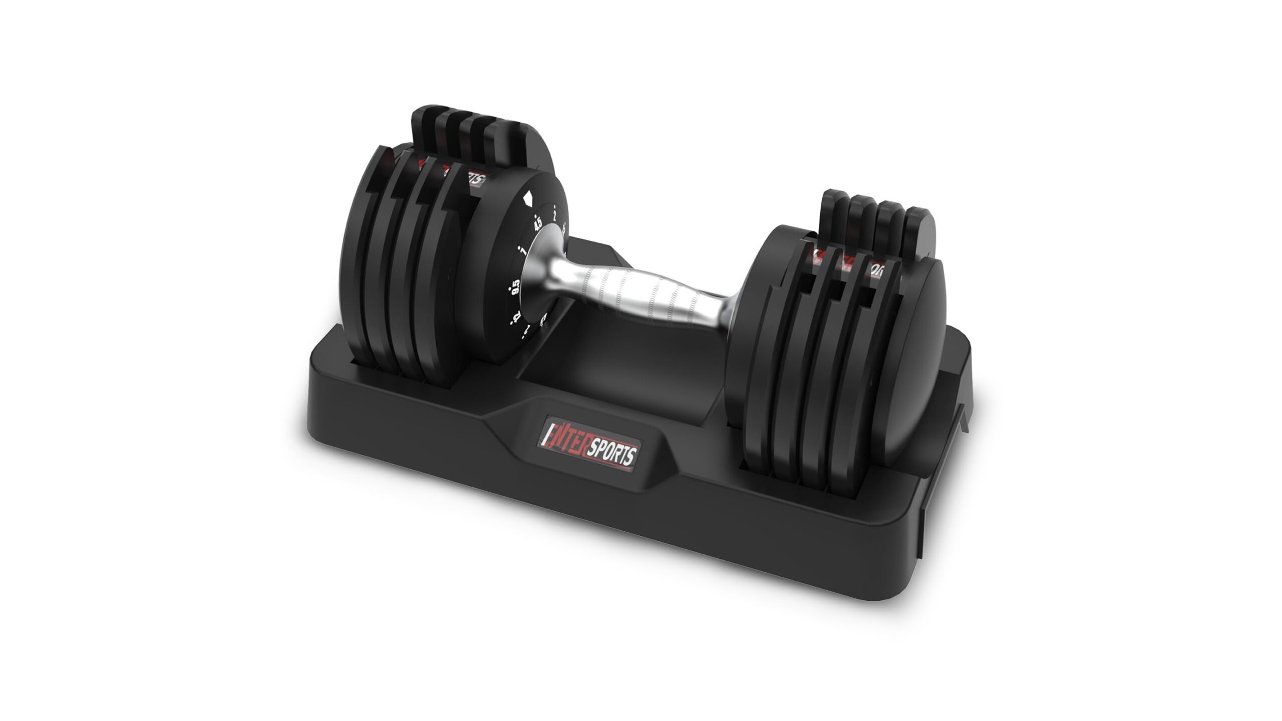 EnterSports adjustable dumbbells, space‑saving weight set for complete home strength training