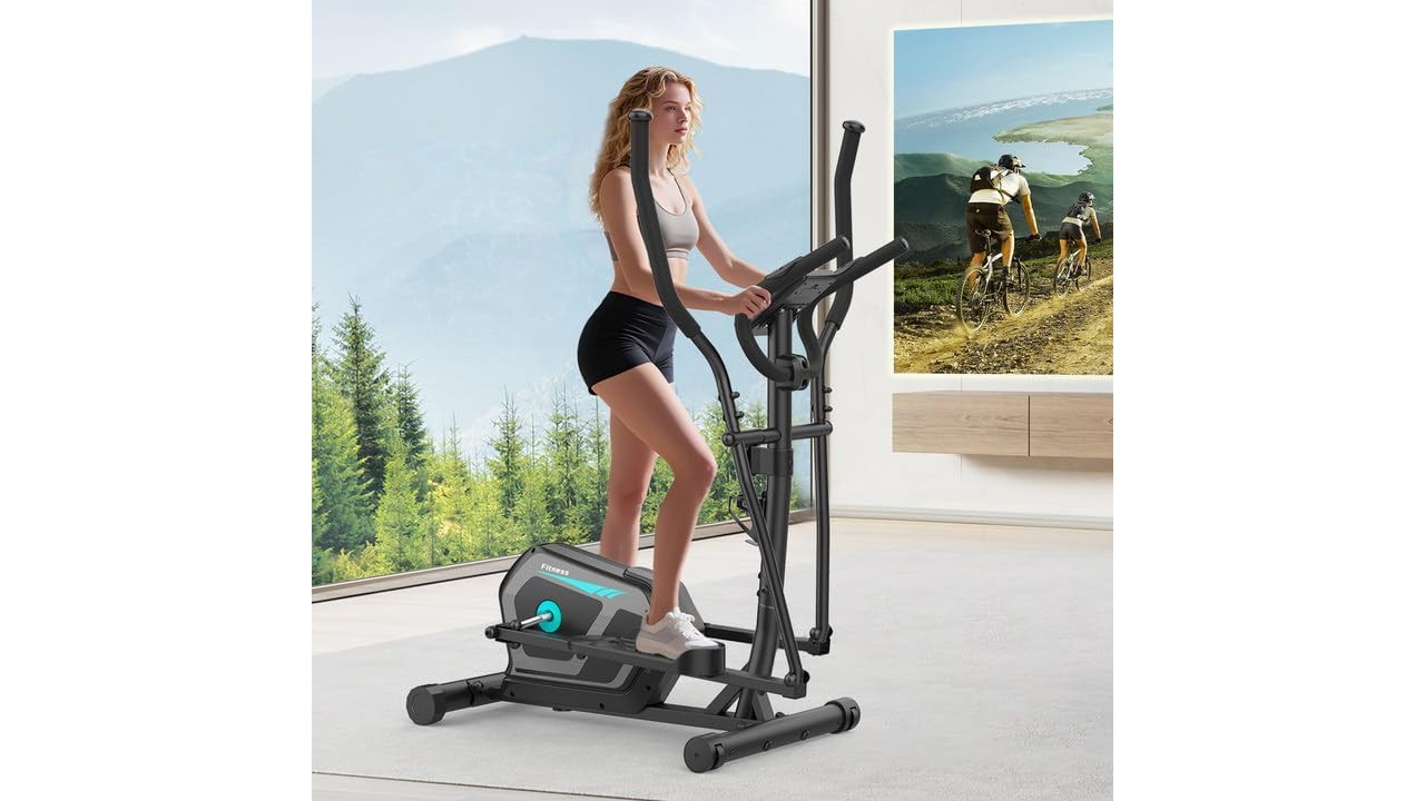 Neezee magnetic cross trainer for quiet home cardio, great value elliptical on Amazon