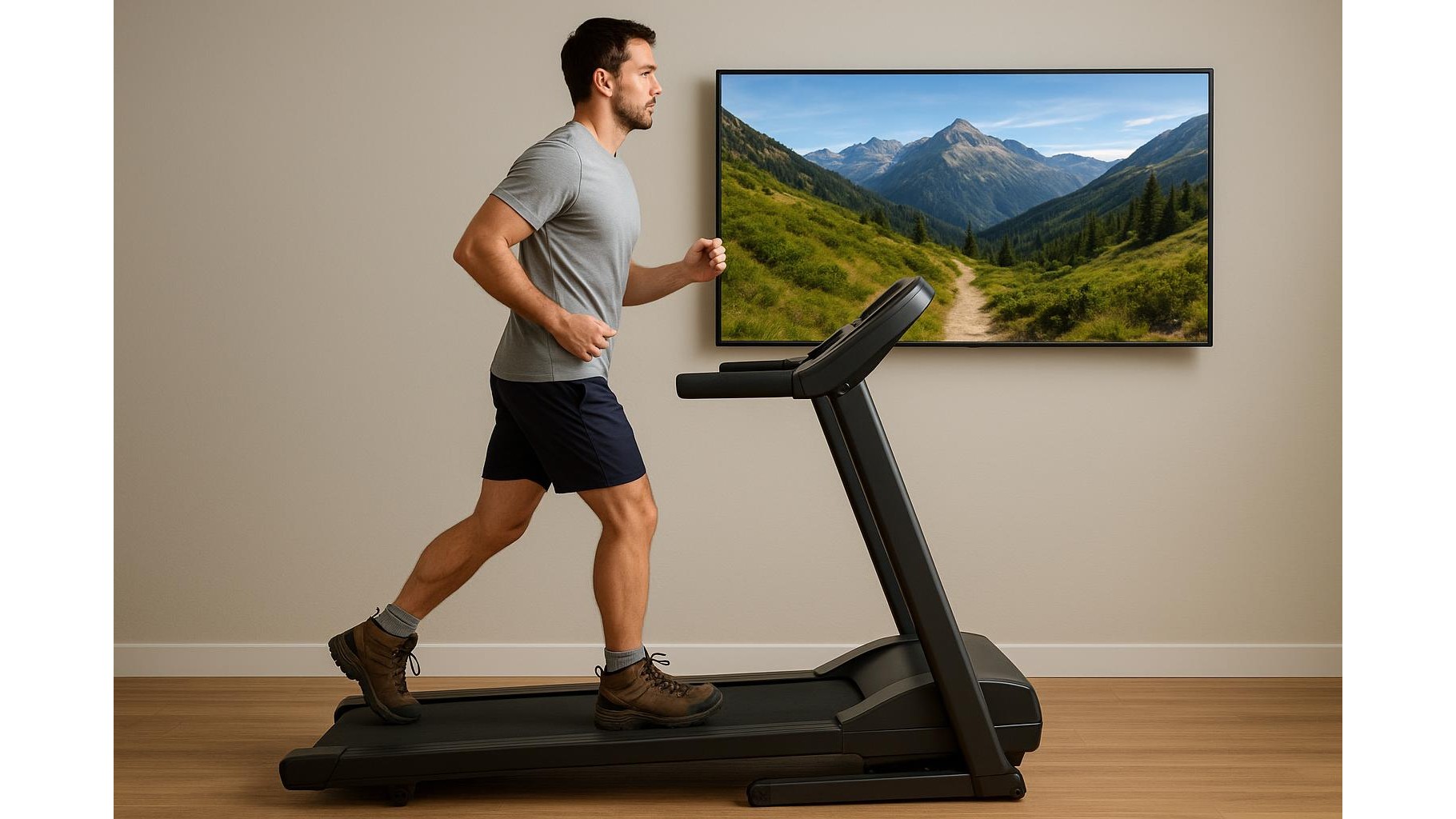 Interval hiking workouts on a home treadmill: how to simulate real trails indoors