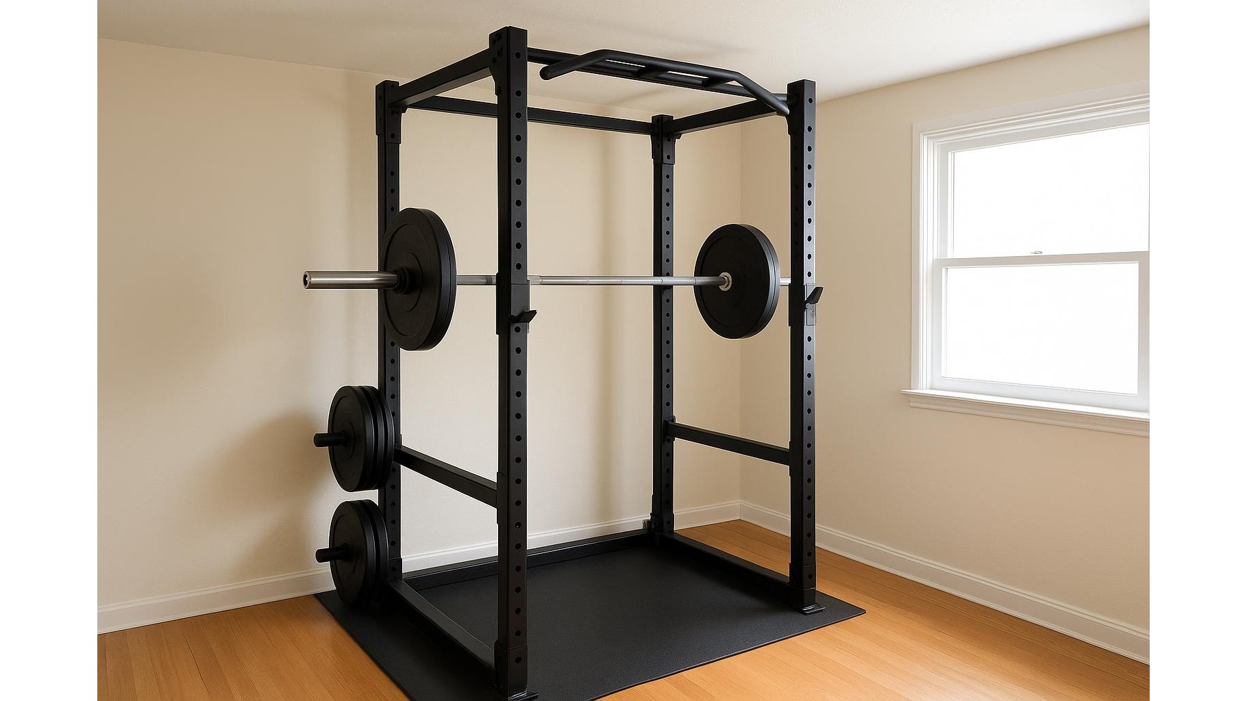 How to choose a compact home power rack that grows with your strength levels