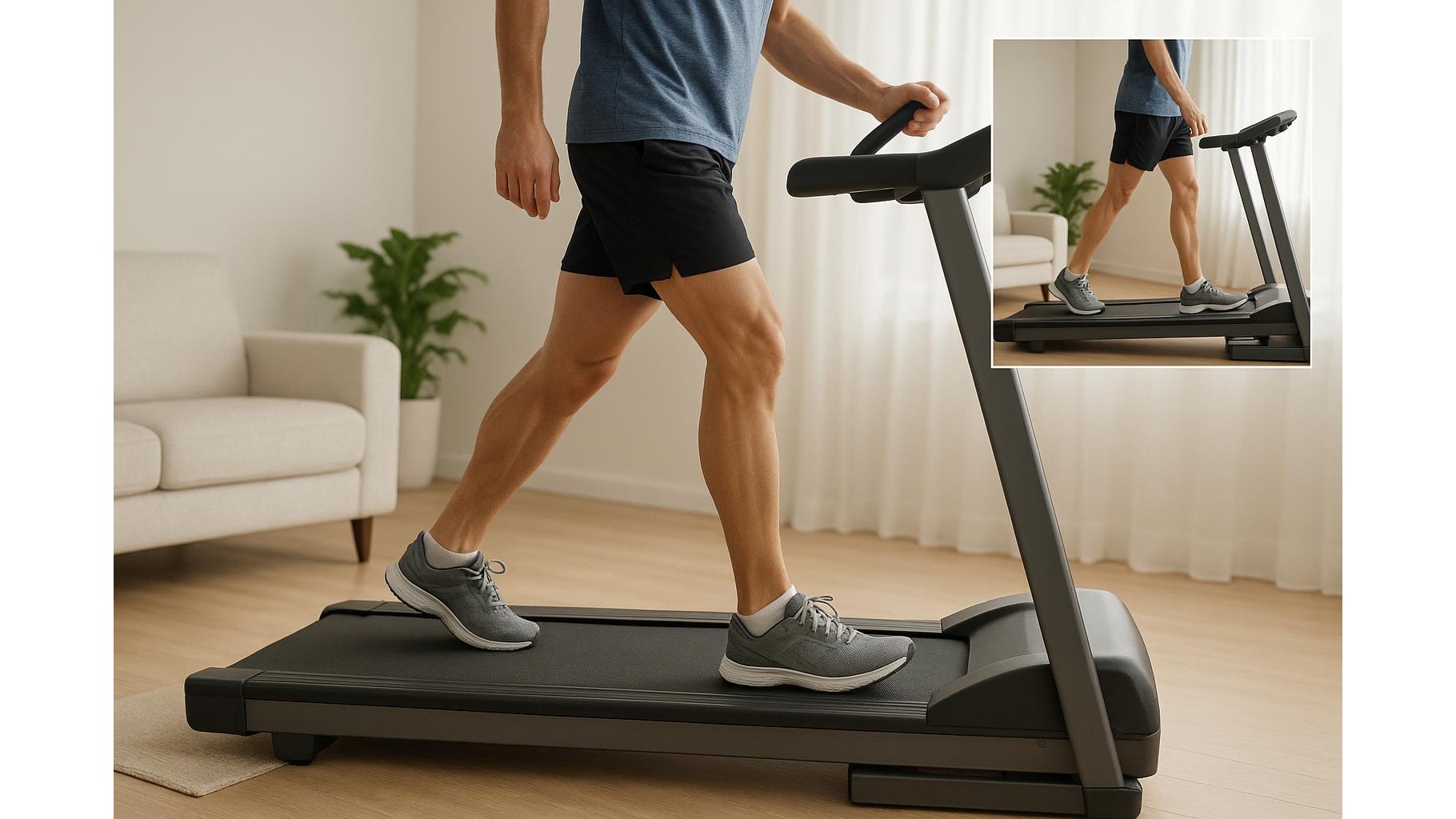 Incline vs flat walking at home: how to use any treadmill for better cardio and leg strength