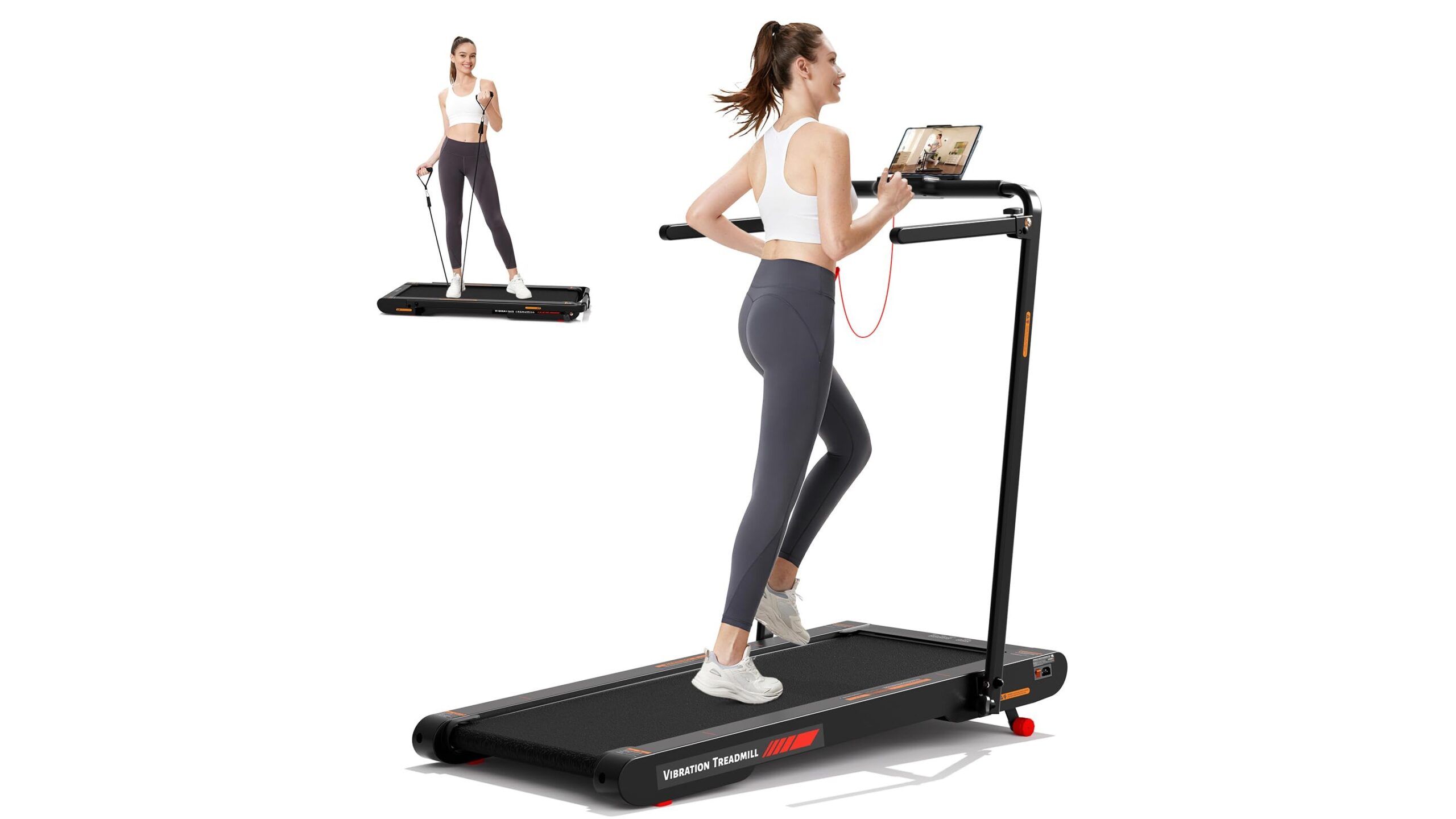 Sperax walking vibration pad, hybrid walking treadmill and vibration plate for home and office