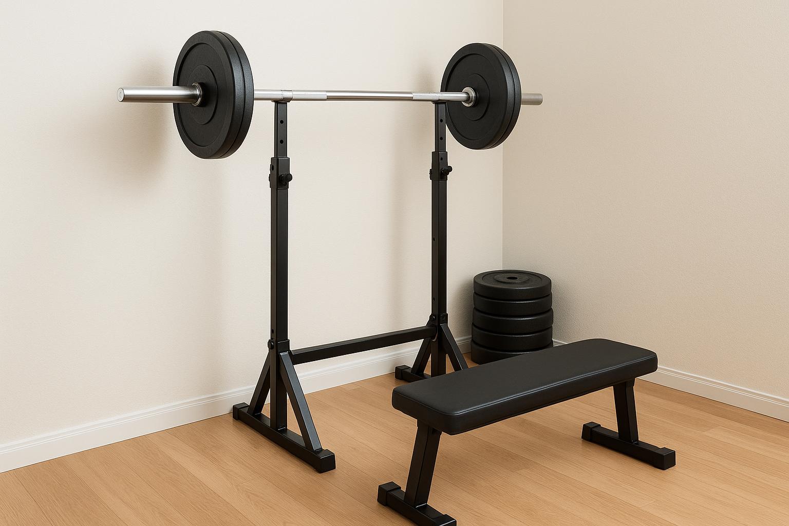 How to choose a compact foldable squat stand for your first barbell home gym