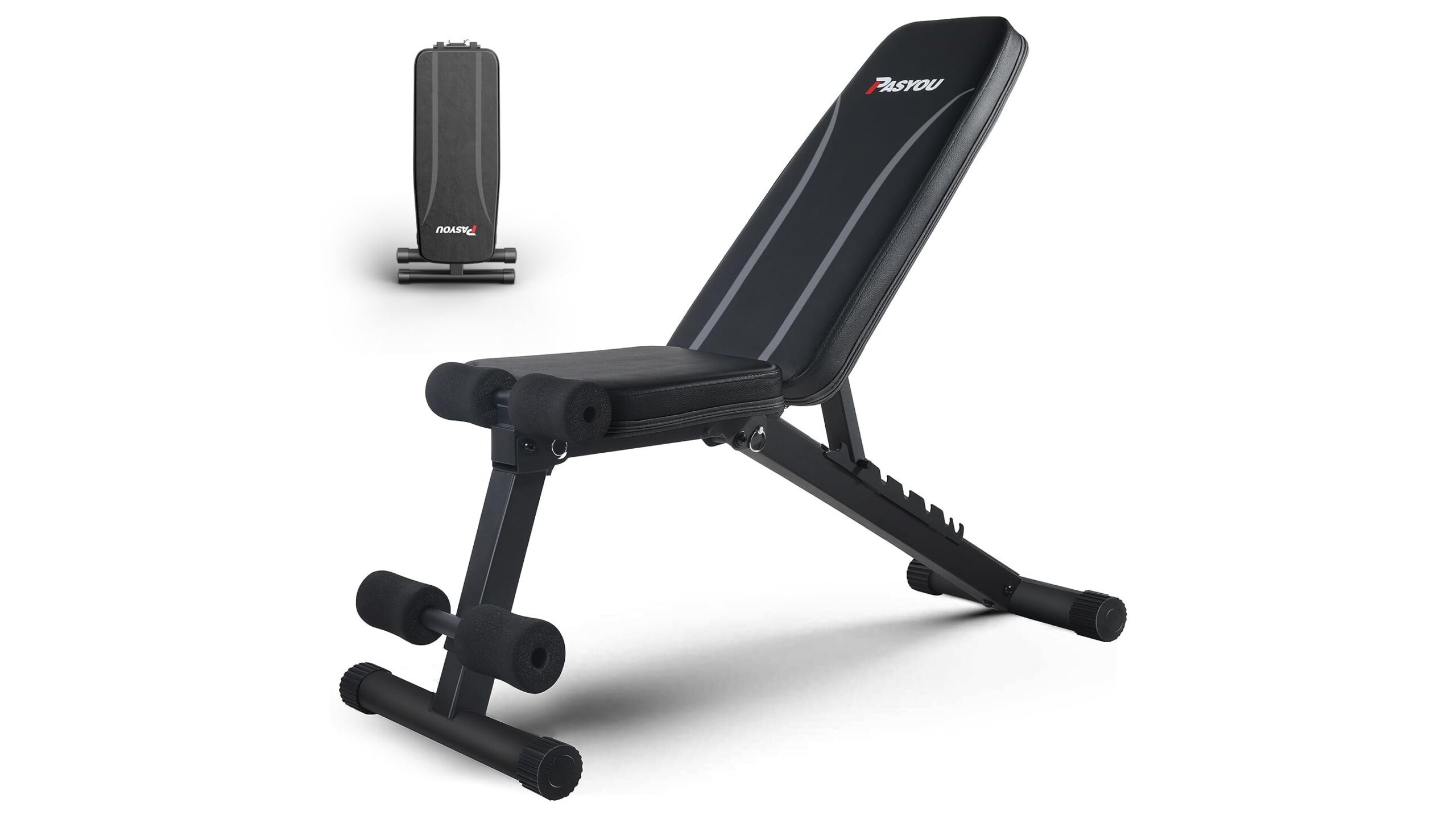 PASYOU adjustable weight bench PA300, full body workout bench in promo on Amazon