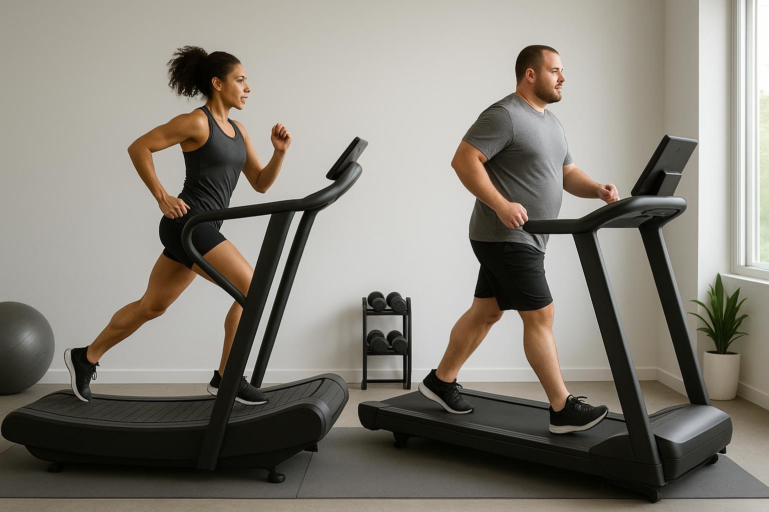 Curved treadmills vs motorized treadmills: which cardio machine fits better in a home gym