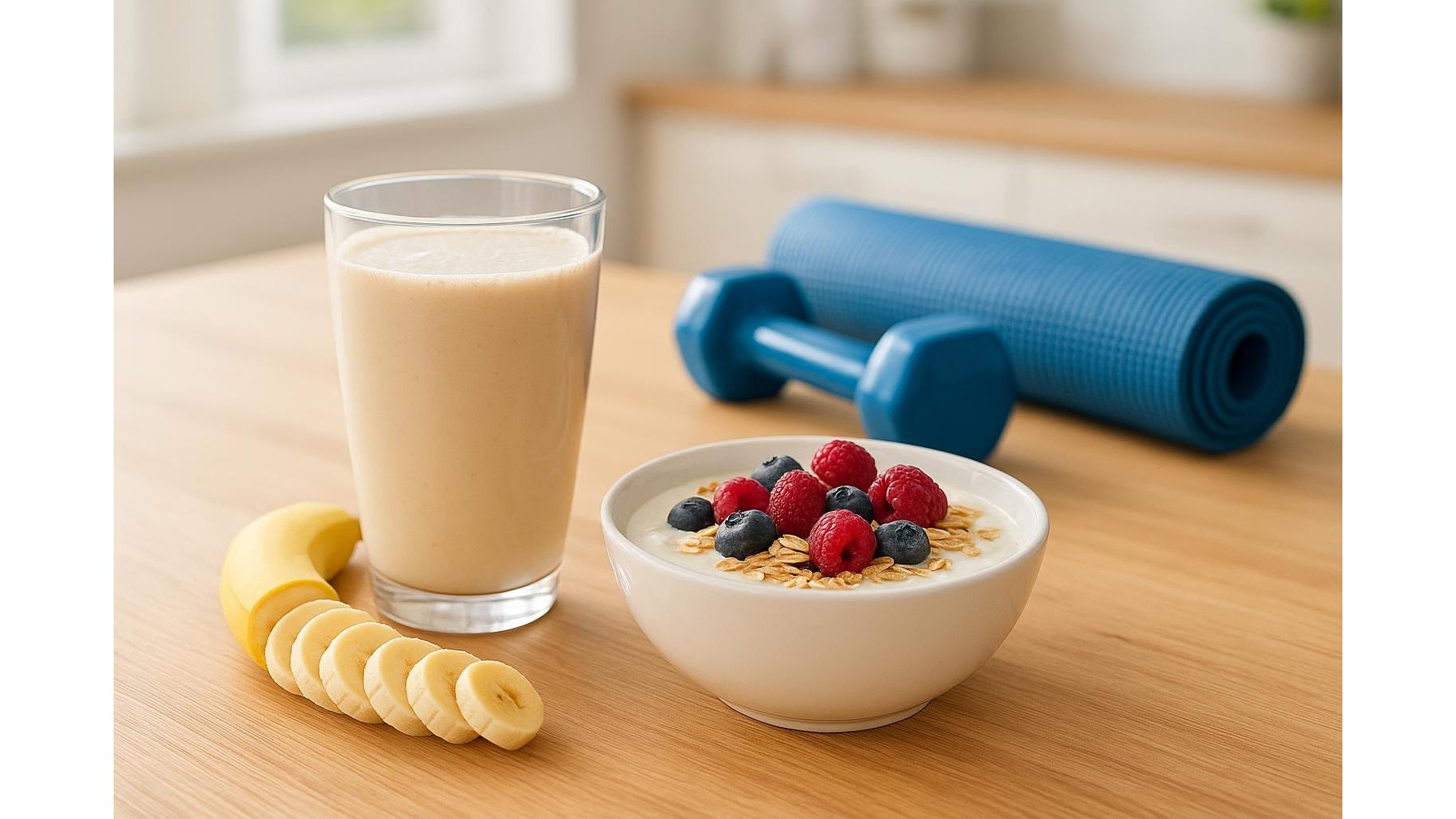 Simple carb and protein strategies for post-workout recovery at home